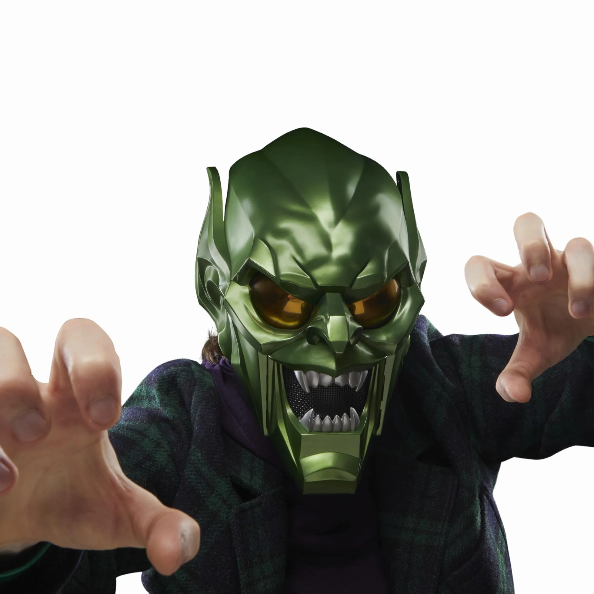Marvel Legends Series Green Goblin Premium kask do odgrywania ról, Spider-Man: No Way Home, sprzęt do odgrywania ról dla dorosłych