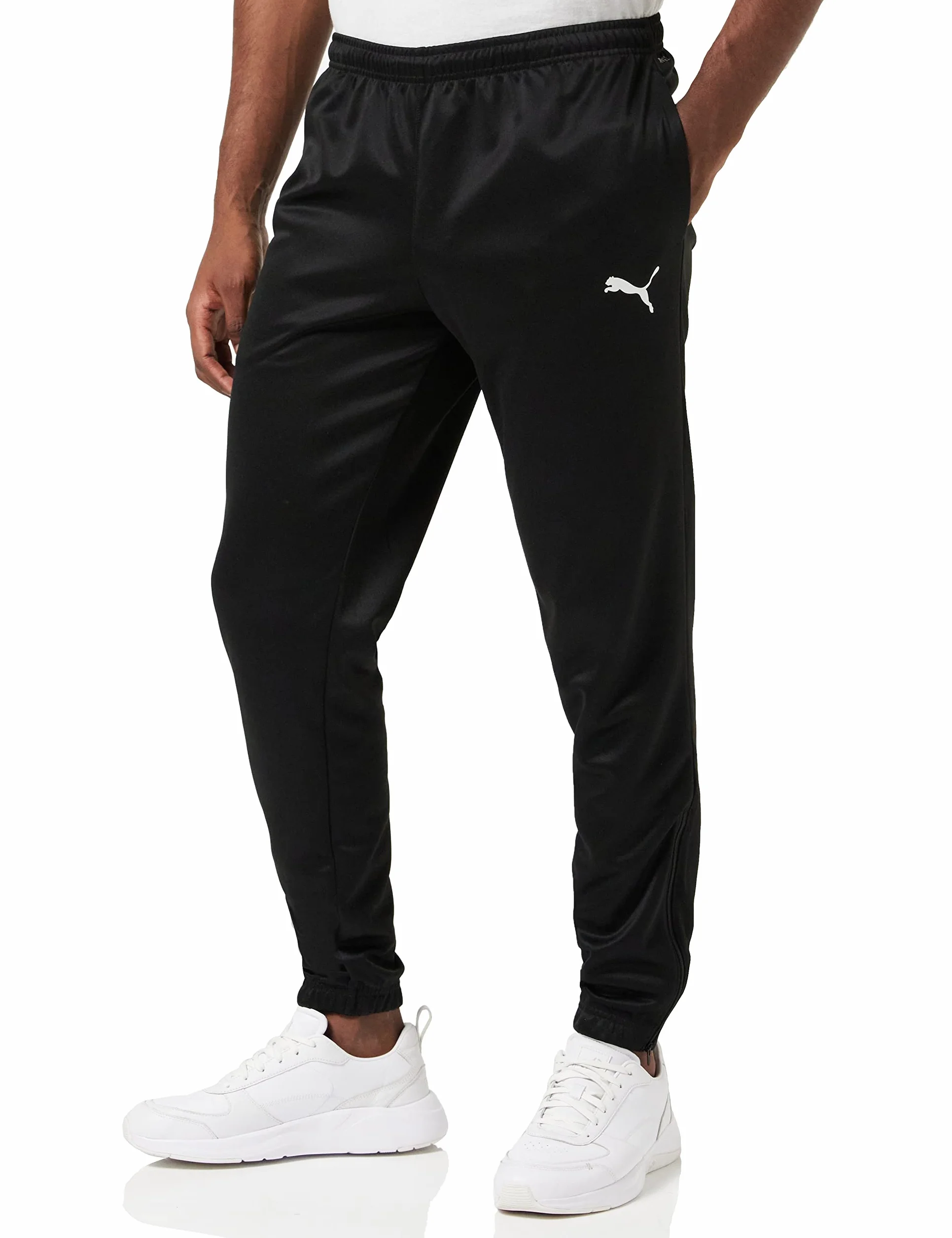 Puma Uniseks Teamrise Poly Training Pants Spodnie Treningowe, Puma Black-Puma White, 3XL
