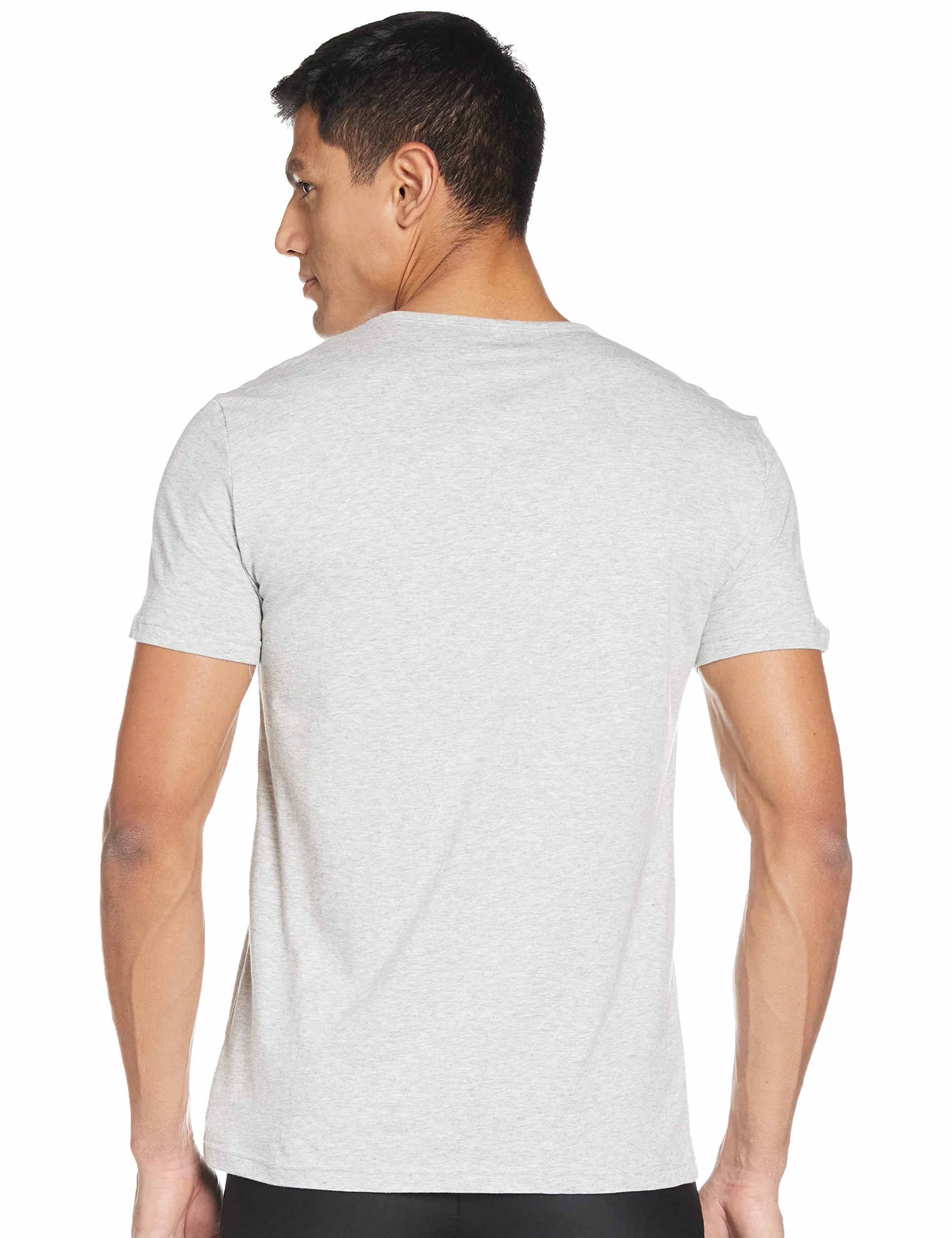 Emporio Armani Mężczyźni Pure Cotton 2-pak Góra od Piżamy, Szary/Czarny, XL