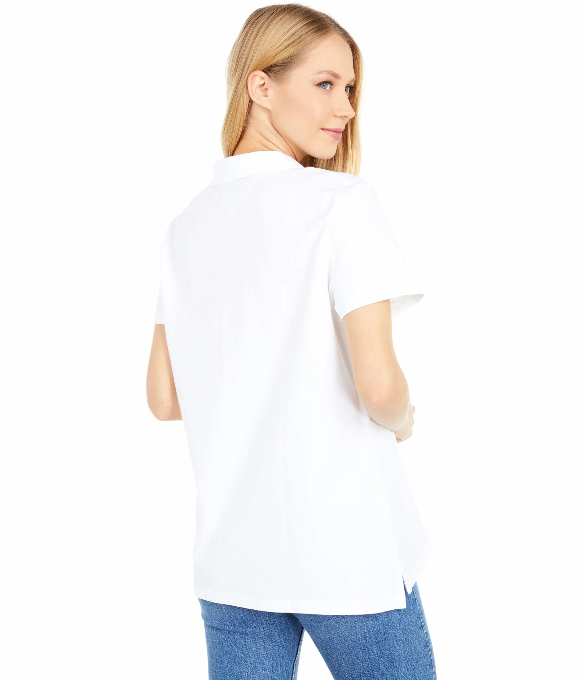Tommy Hilfiger Damska koszulka polo Tommy Hilfiger Solid, biały, L