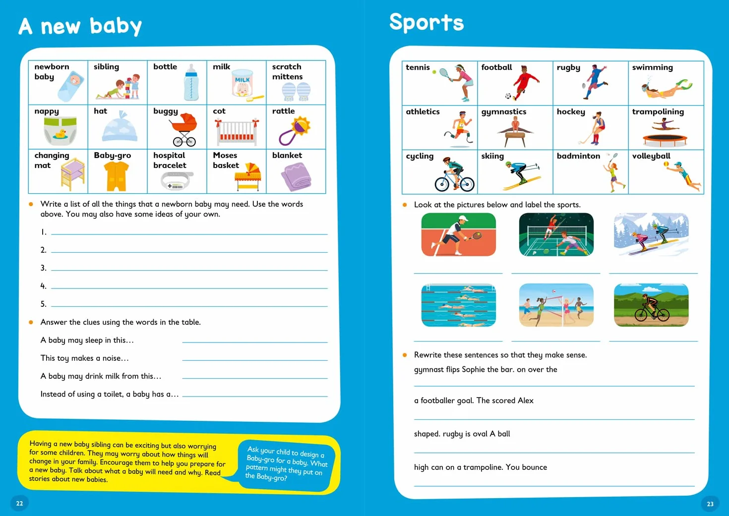 Vocabulary Activity Book Ages 5-7