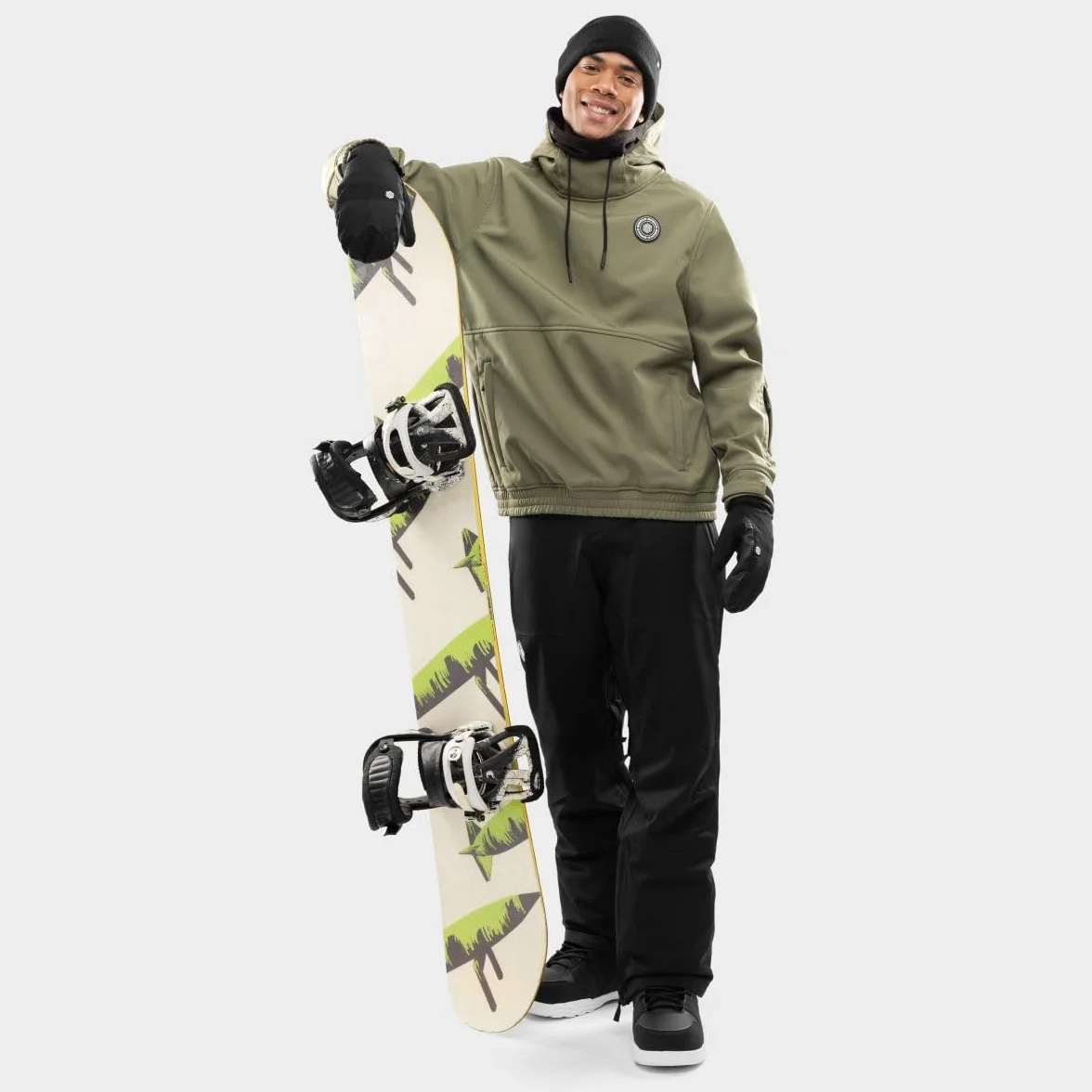 SIROKO - Kurtka Snowboardowa Siroko W1 Kilimanjaro - XXS - Wojskowa zieleń