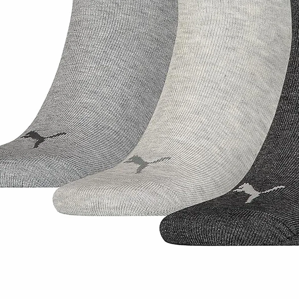 Puma Uniseks Quarter Plain Skarpety, Wielokolorowy, 46 EU / 3 pary