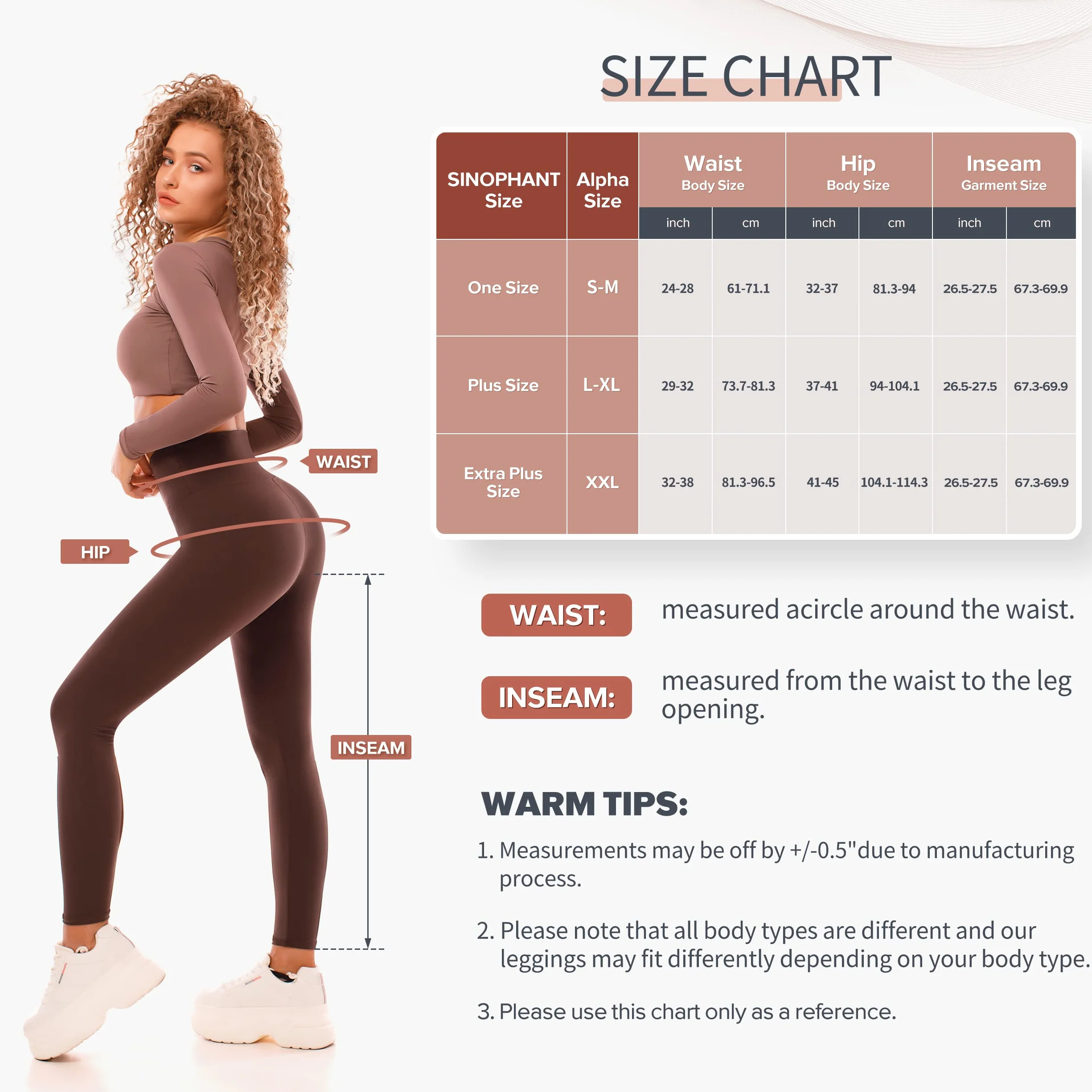 SINOPHANT 2-pak legginsów damskich z wysokim stanem – legginsy sportowe, elastyczne, do jogi, nieprzejrzyste, do fitnessu, na siłownię, jogę, L-XL