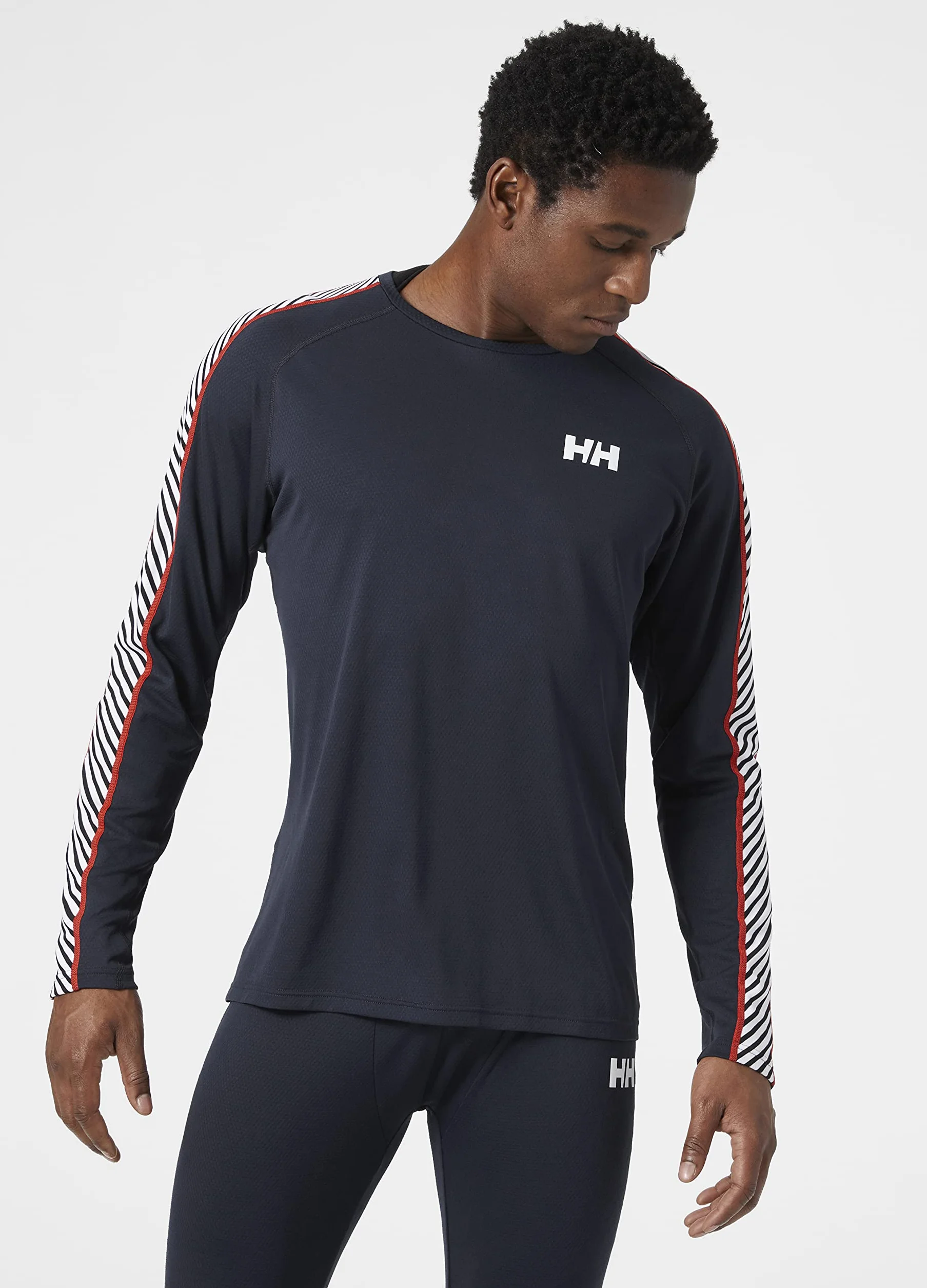 Helly Hansen Męska warstwa bazowa LIFA Active Stripe Crew