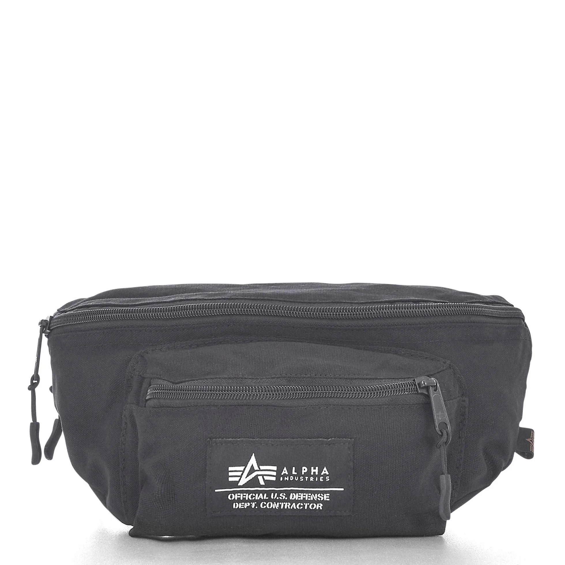 Alpha Industries Big Waist Bag Unisex Fanny Pack Black