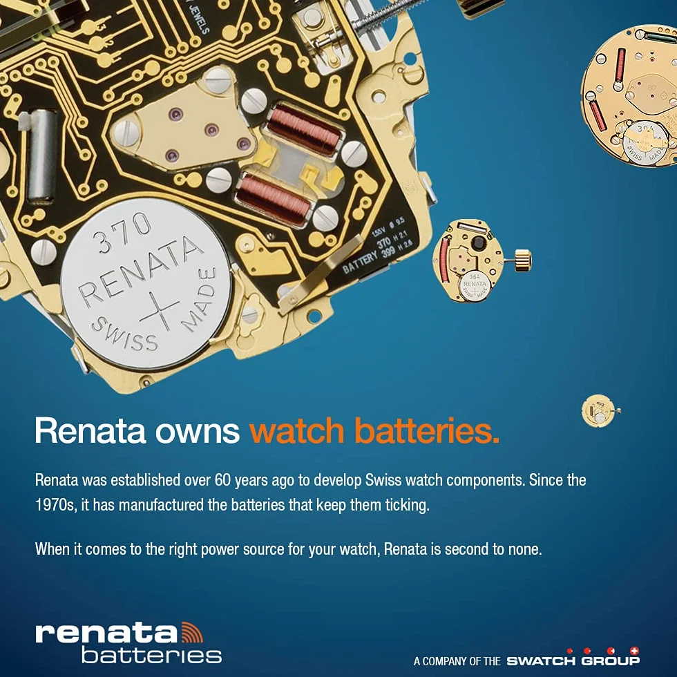 #364 baterie do zegarka Renata Watch, 10 szt