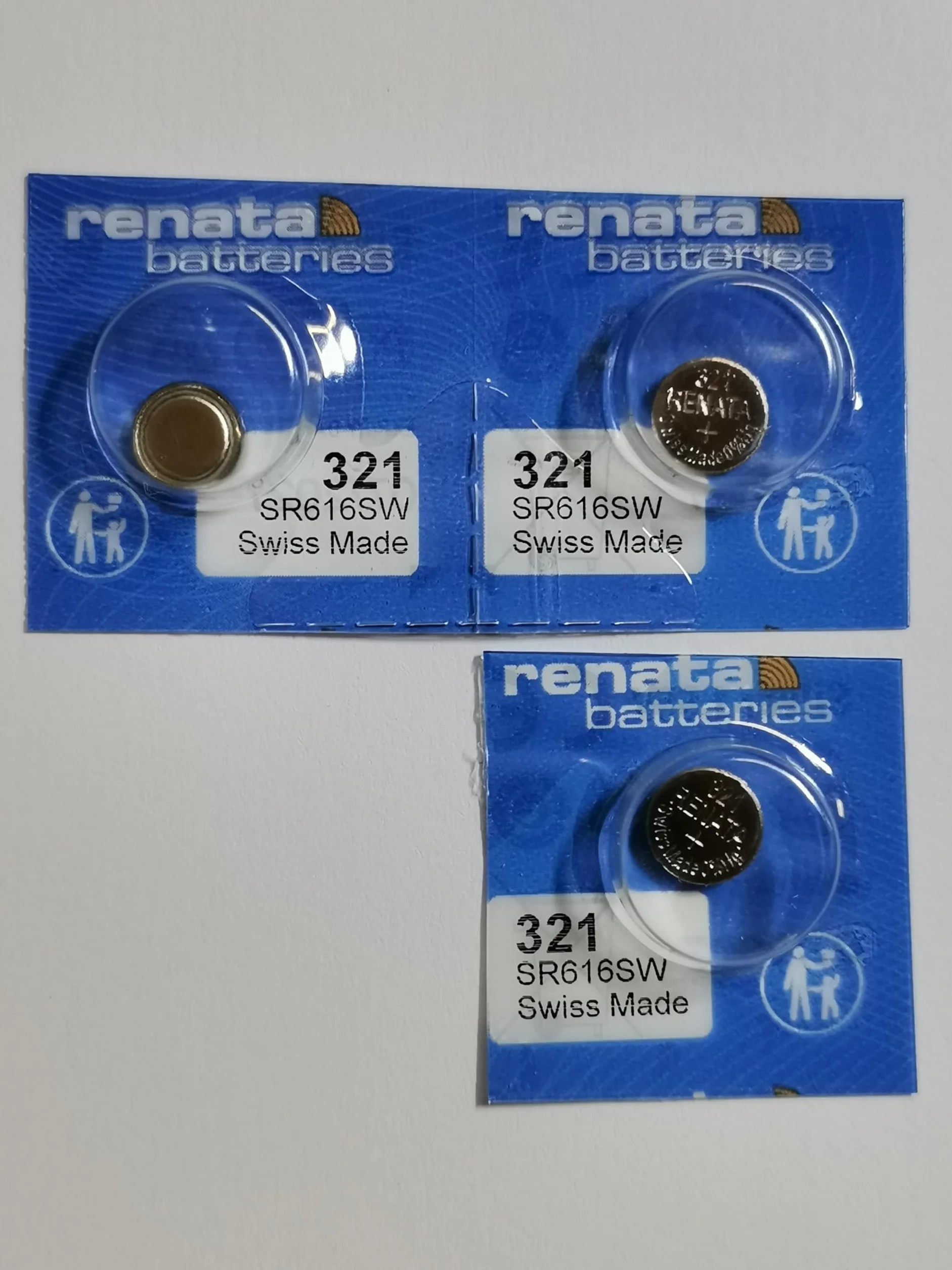 Renata Bateria zegarka 321 0% Hg bez rtęci X 3 wg Renata