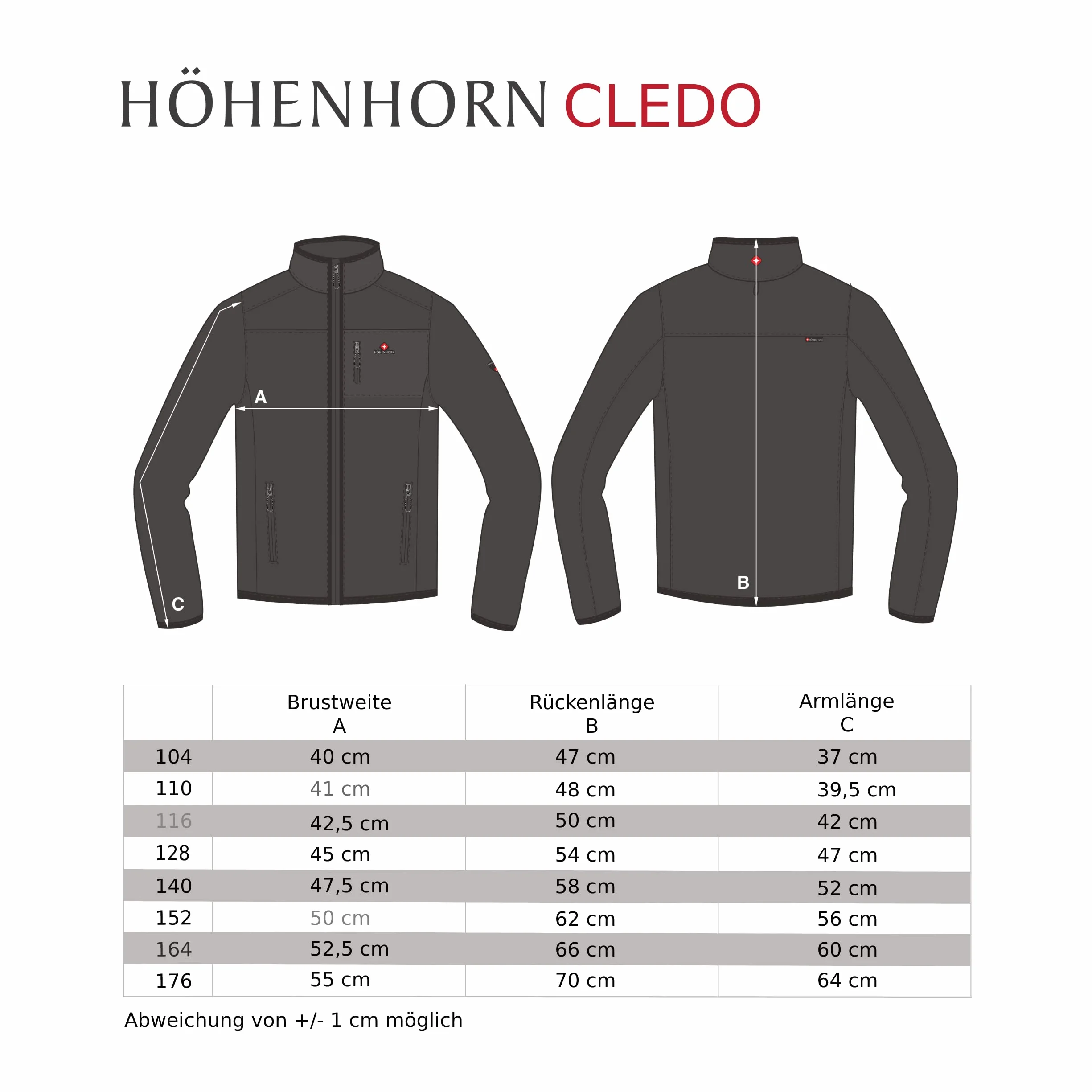 Höhenhorn Cledo dziecięca kurtka softshellowa, kurtka przejściowa, wiatroszczelna, wodoszczelna, oddychająca