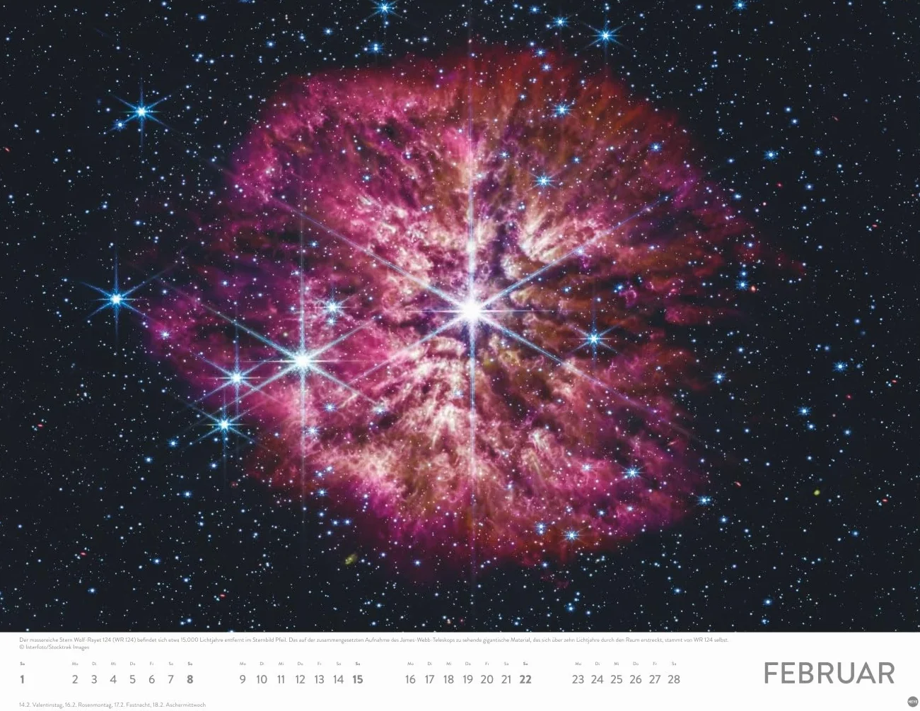 Das Universum Posterkalender 2026: Fotokalender mit Spiralgalaxien und Nachbarplaneten. Wand-Kalender 2026 Posterformat mit Fotos unter anderem vom Hubble-Weltraumteleskop.