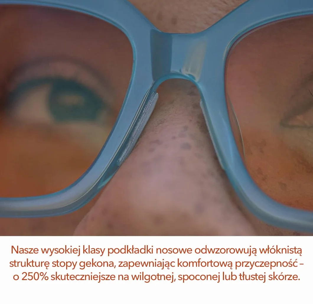Setex Gecko Grip – Noski Do Okularów (5 Czarnych Par) – Antypoślizgowe Noski Do Okularów, Mikroteksturowane Włókna, Ultra-Mocna Przyczepność I Ultra-Miękkość, Samoprzylepne, 1 × 7 × 16 mm