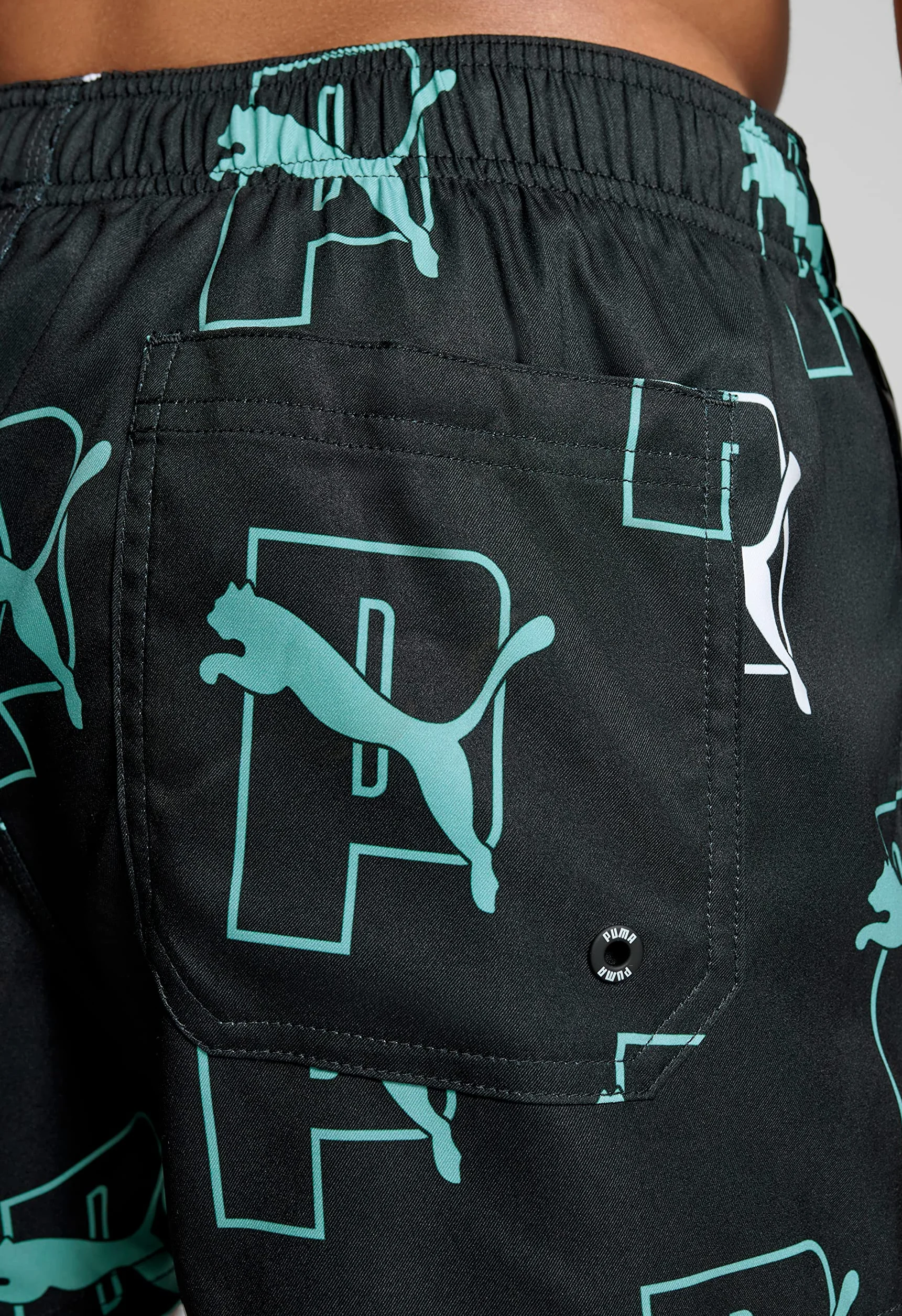 PUMA Męskie szorty, czarne kombinacje, S, Black Combo., S