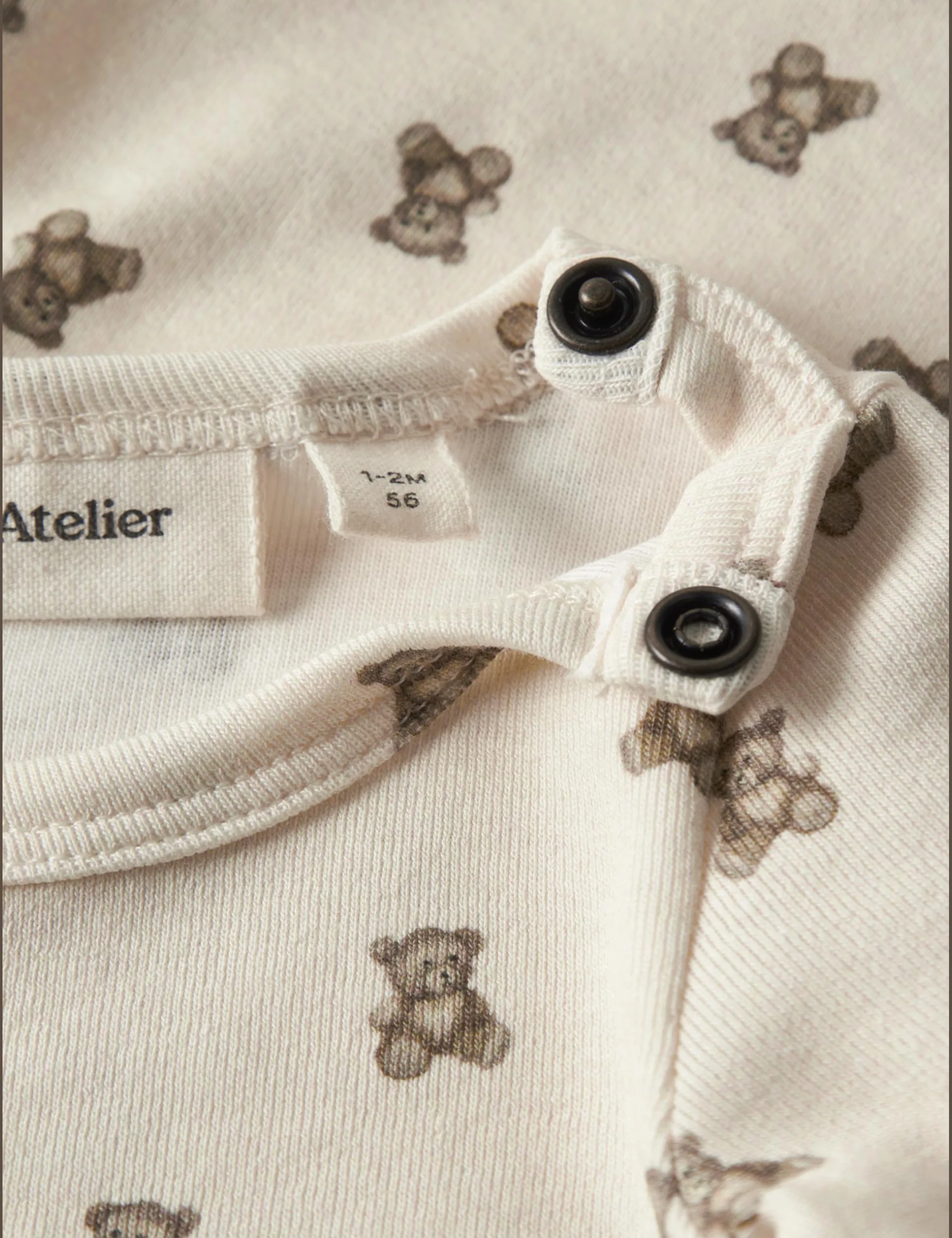 Lil' atelier baby Unisex Nbngayo Elo Ls Slim Body Lil Noos, Turtledove, Numeric_80, Turtledove, numeric_80