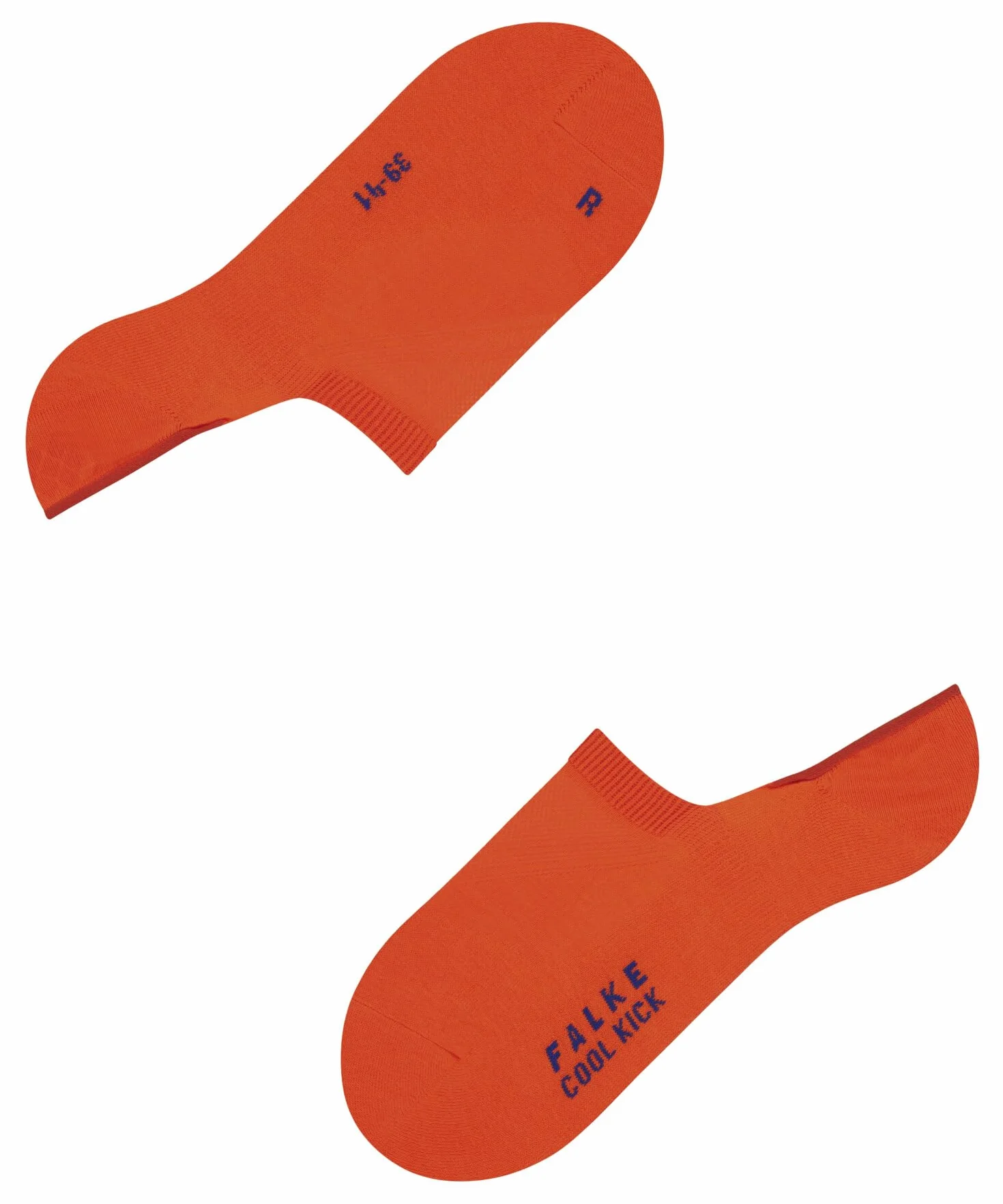 FALKE Uniseks Stopki Cool Kick Invisible U In materiał funkcyjny niewidoczne jednokolorowe 1 Para, Pomarańczowy Orange Ray 8061, 42-43