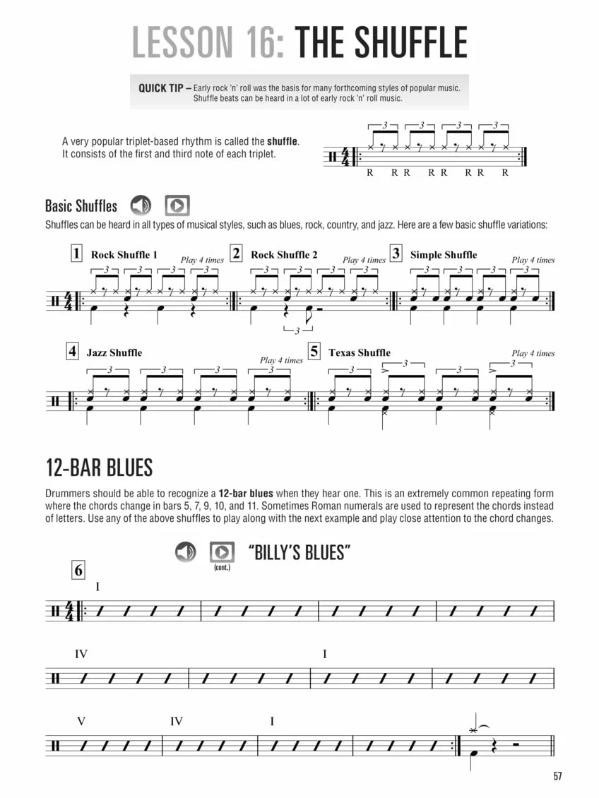 Hal Leonard Drumset Method - Complete Edition (Book/Online Audio): Books 1 & 2 with Video and Audio