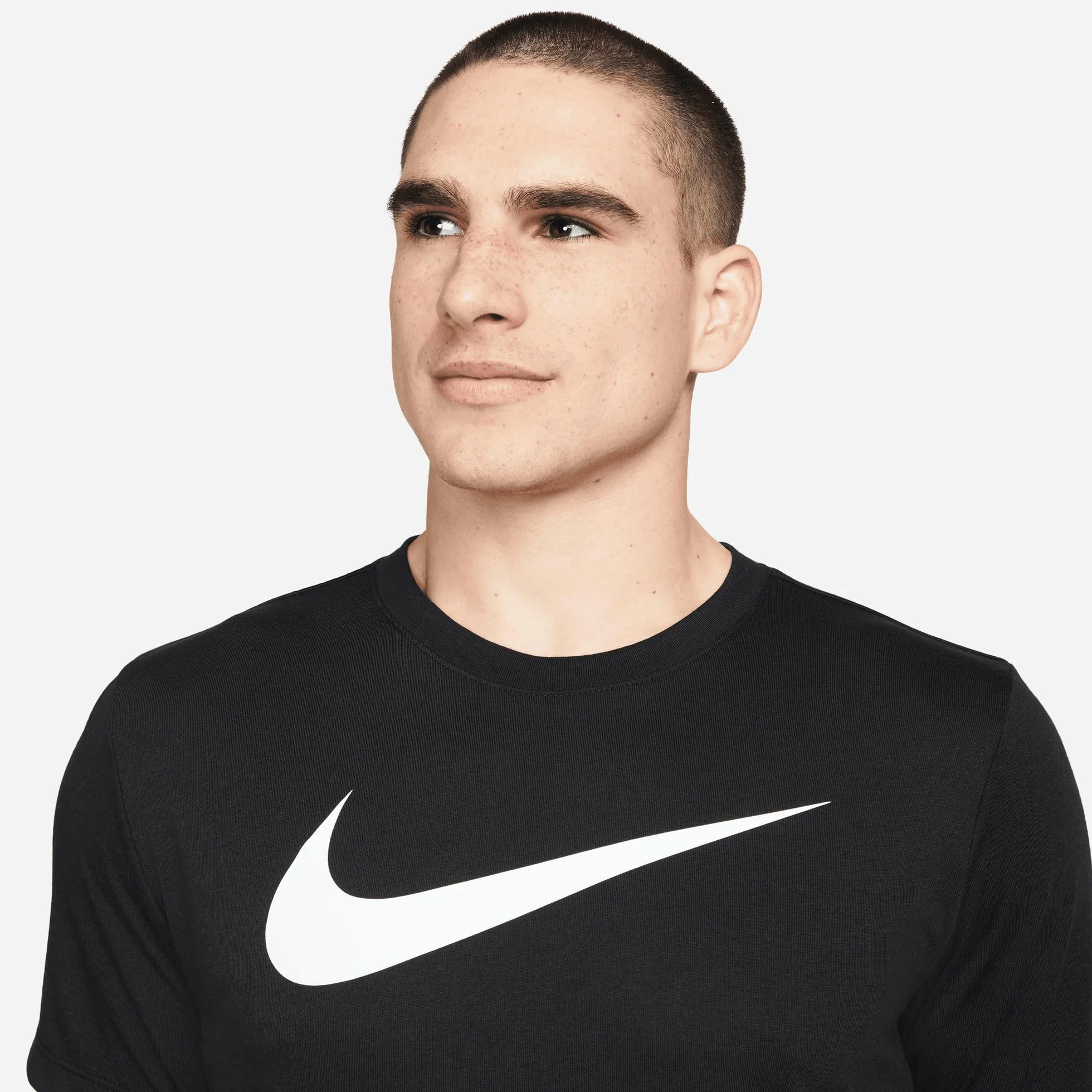 Nike Mężczyźni Team Club 20 Tee CW6936 Koszulka, Czarny/Biały, S