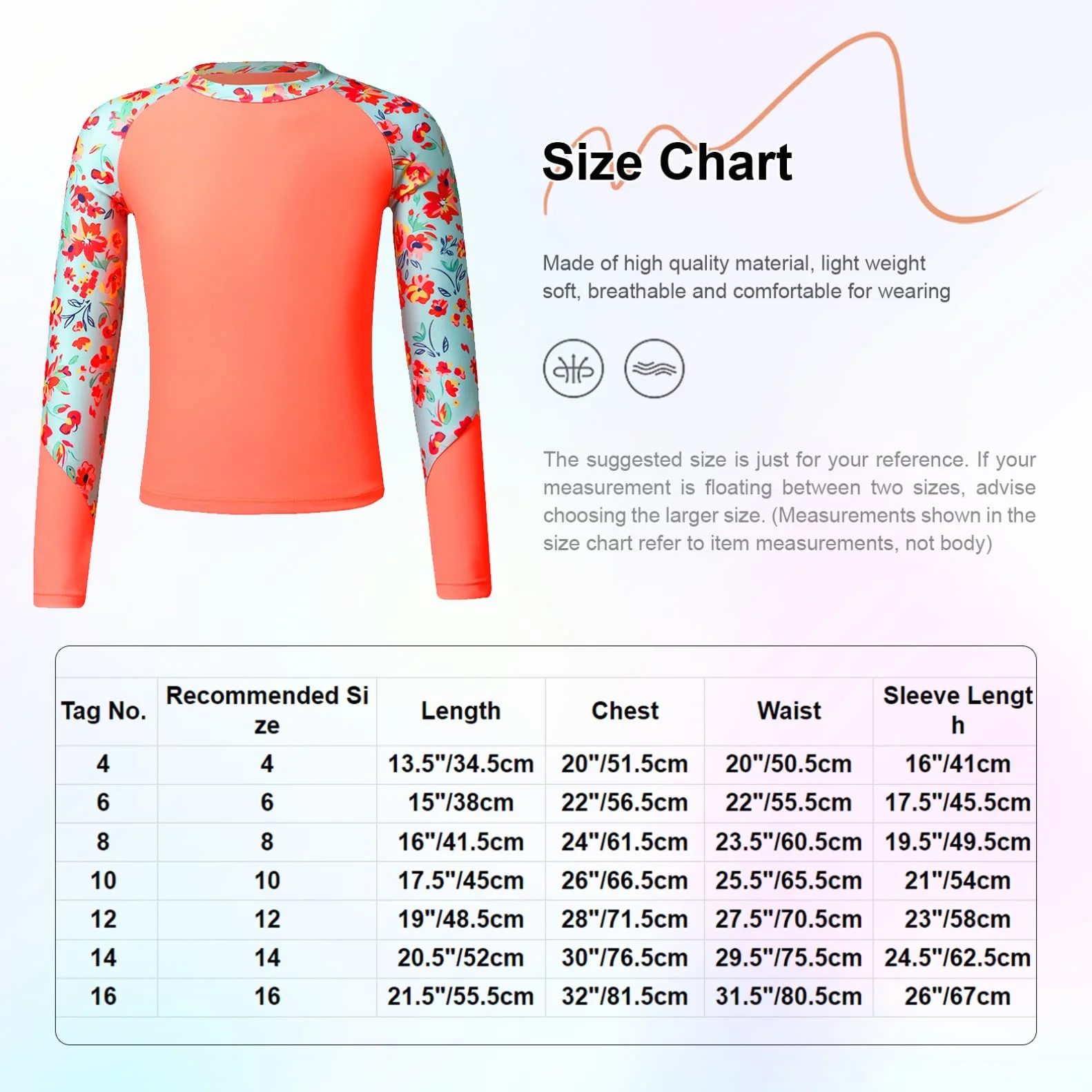 YiZYiF Rashguard dziecięca koszulka kąpielowa z długim rękawem, dla chłopców i dziewczynek, ochrona przed promieniowaniem UV, koszulka kąpielowa, top