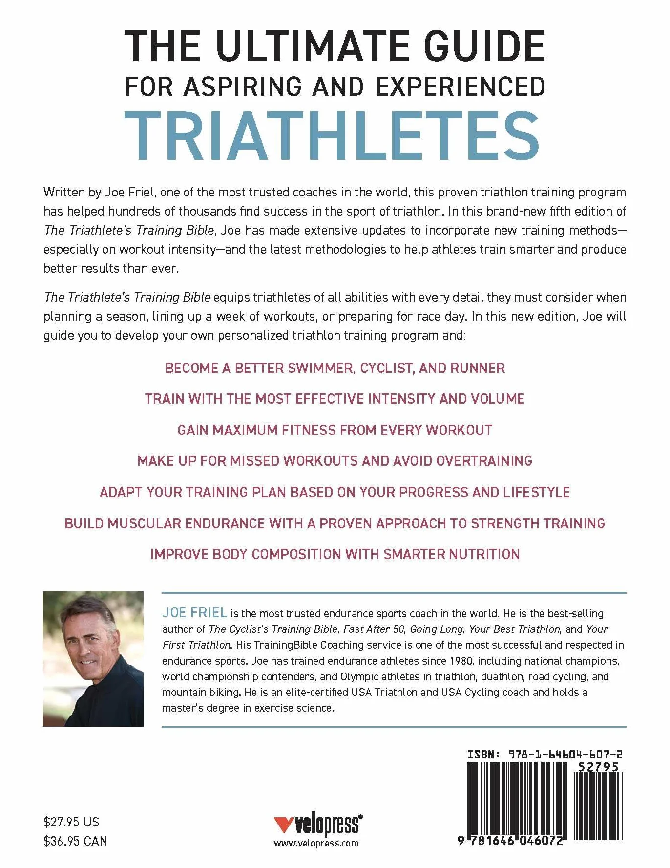 The Triathlete's Training Bible: The World's Most Comprehensive Training Guide, 5th Edition