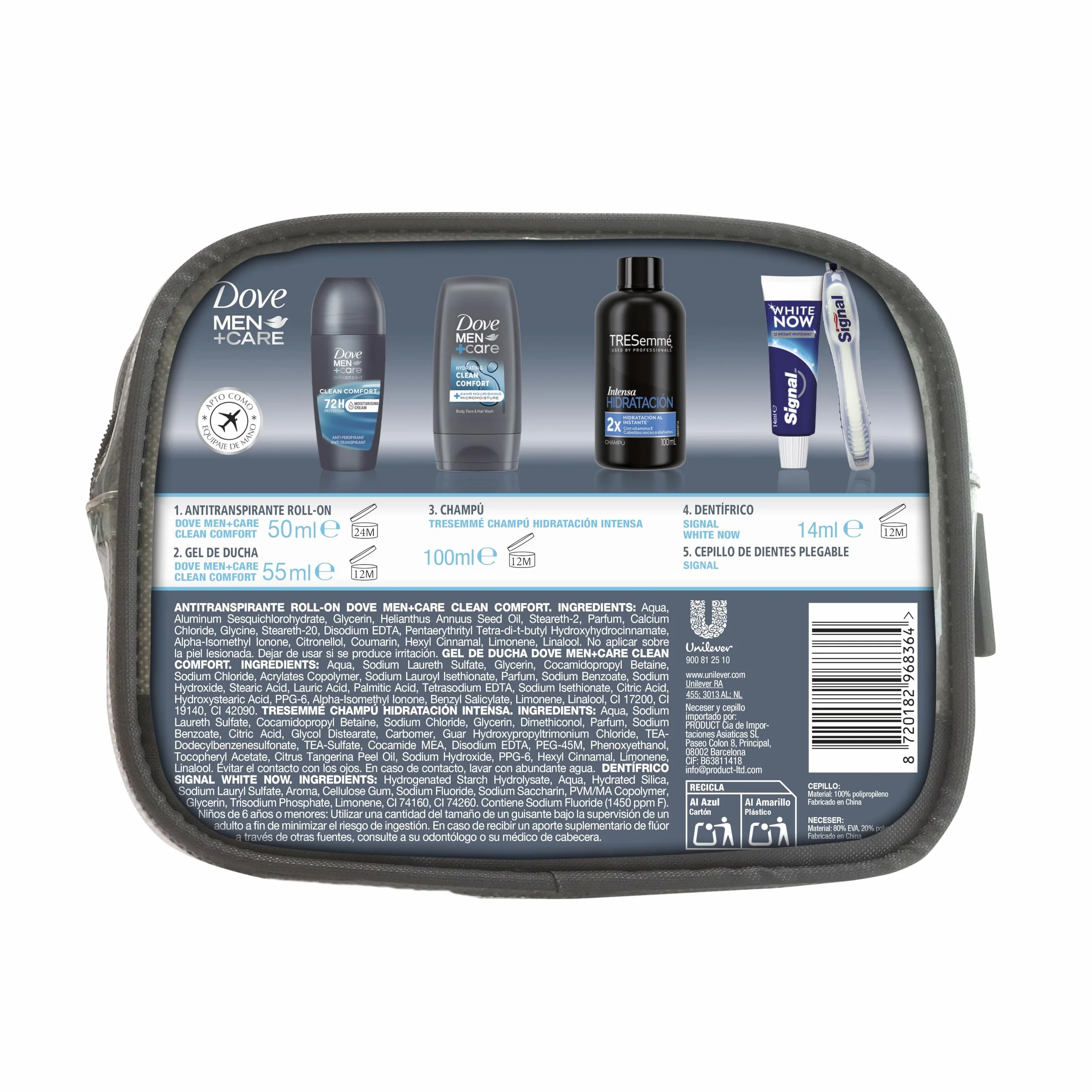 Dove Mini podróżna kosmetyczka męska