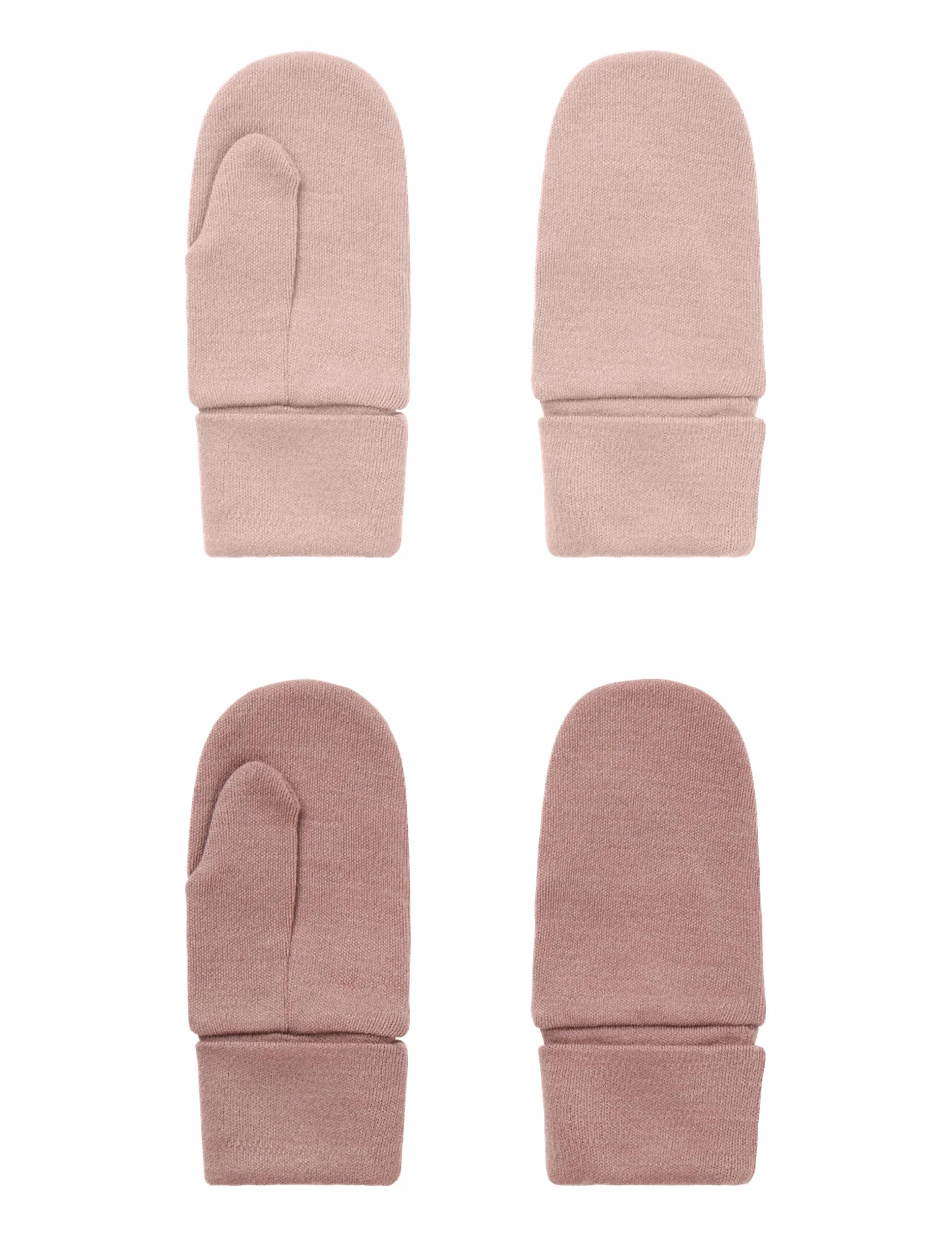 Name It Nmfwillit Wool 2P Mittens W/Thumb, Antler, 18M, Antler, 18