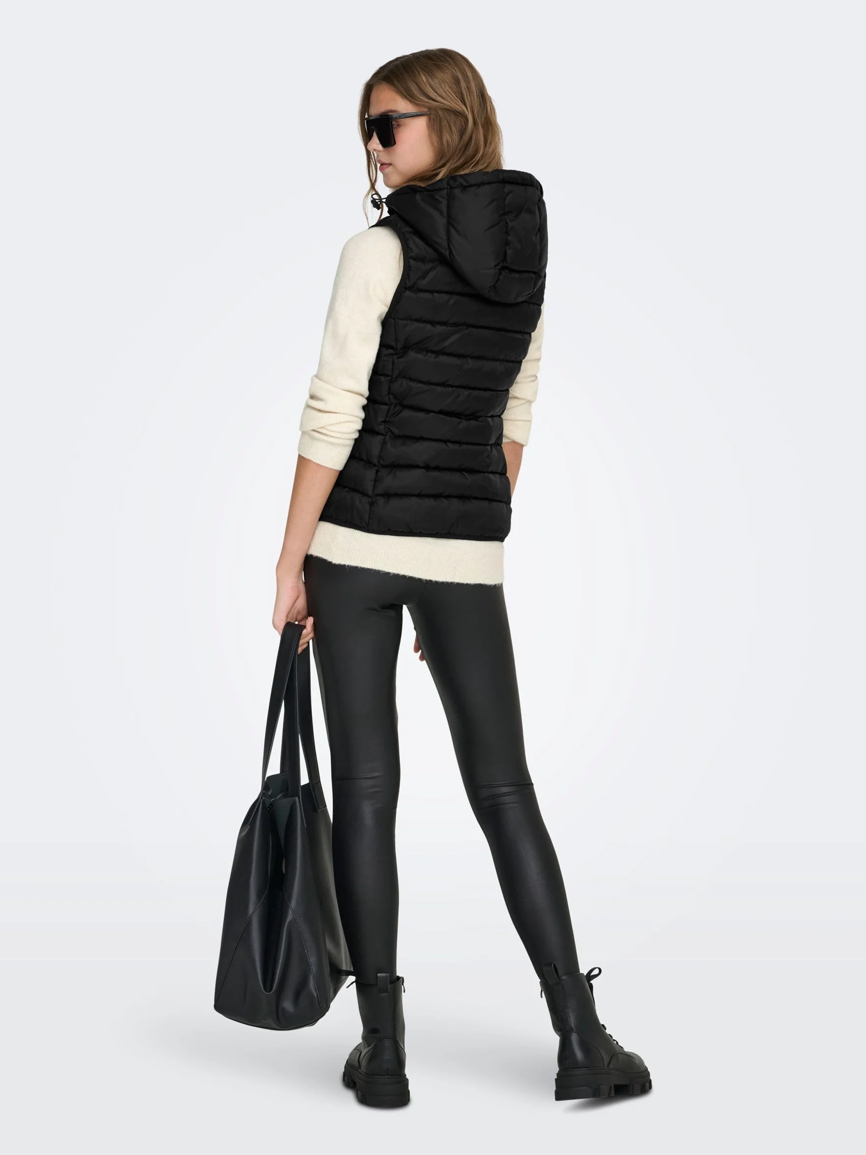 Only Kobiety Onldemy Kamizelka, Czarny, M