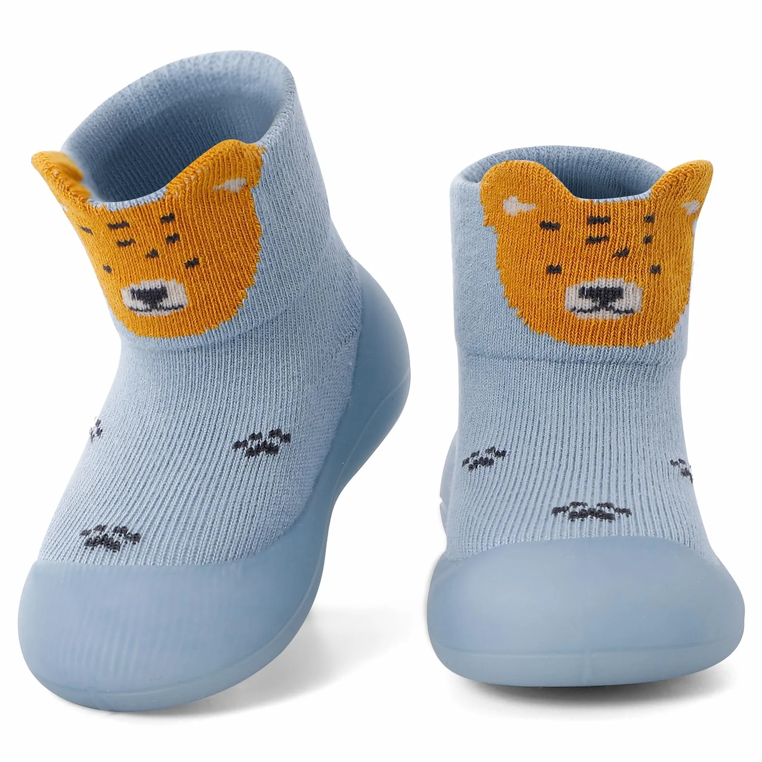 MASOCIO Chłopięce dziewczęce skarpety buty dziecięce pierwsze buty do chodzenia miękka gumowa podeszwa antypoślizgowe skarpety buty