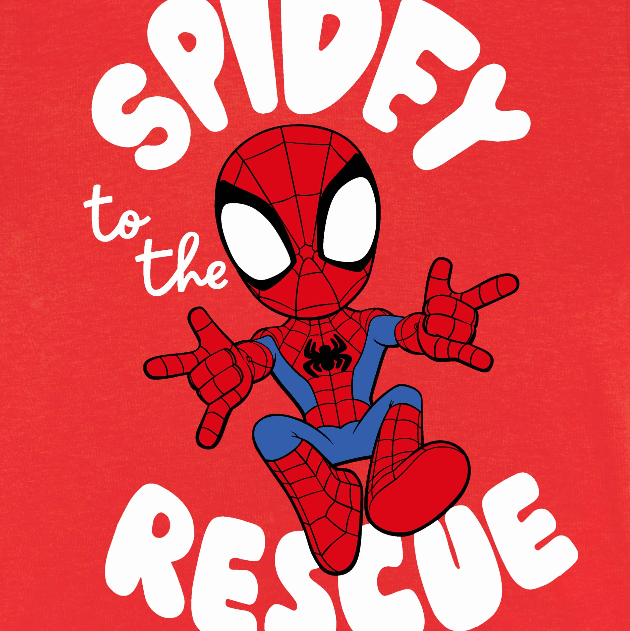 Koszulka Marvel Spiderman | T-shirt Chłopięcy Spidey And His Amazing Friends | Koszulki Chłopięce Spidey | Czerwony 128