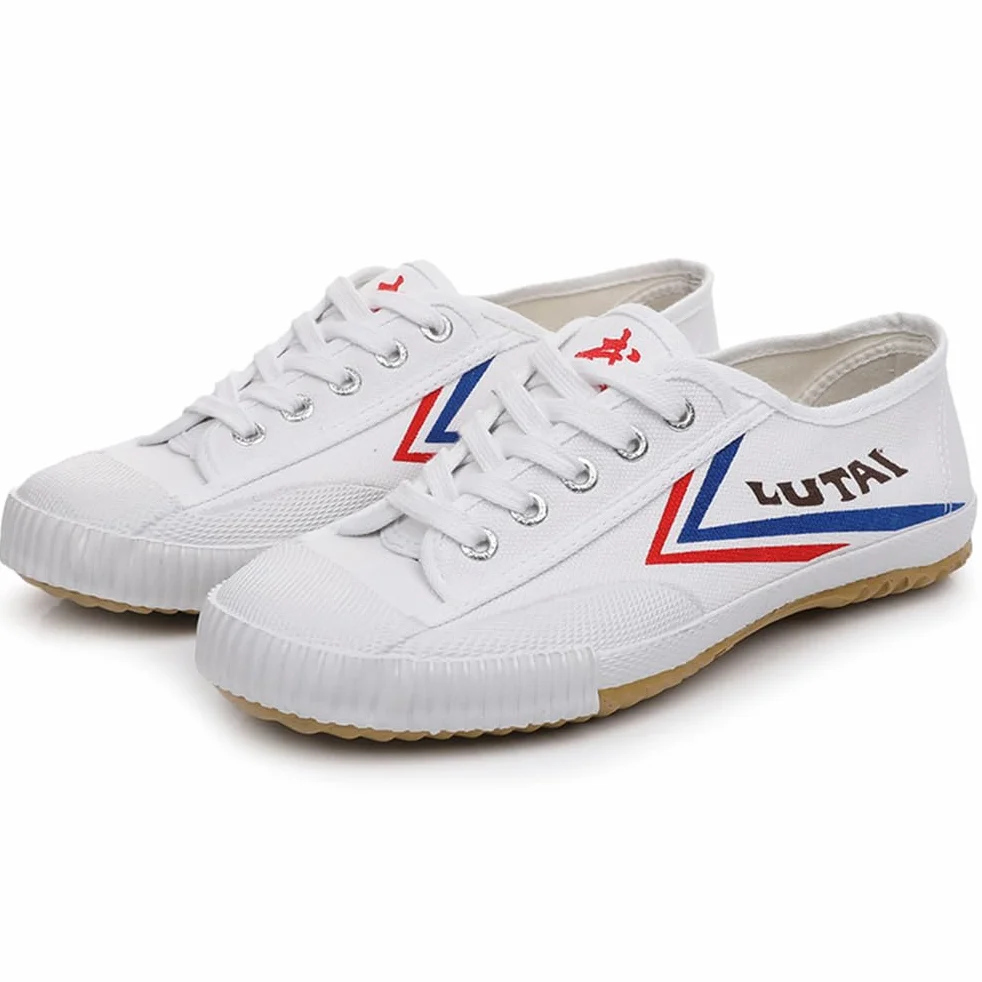 Buty do sztuk walki Unisex Tai-Chi Sneakers Shaolin Monk Buty do sztuk walki Moda Qigong Trainerss,White,40 EU