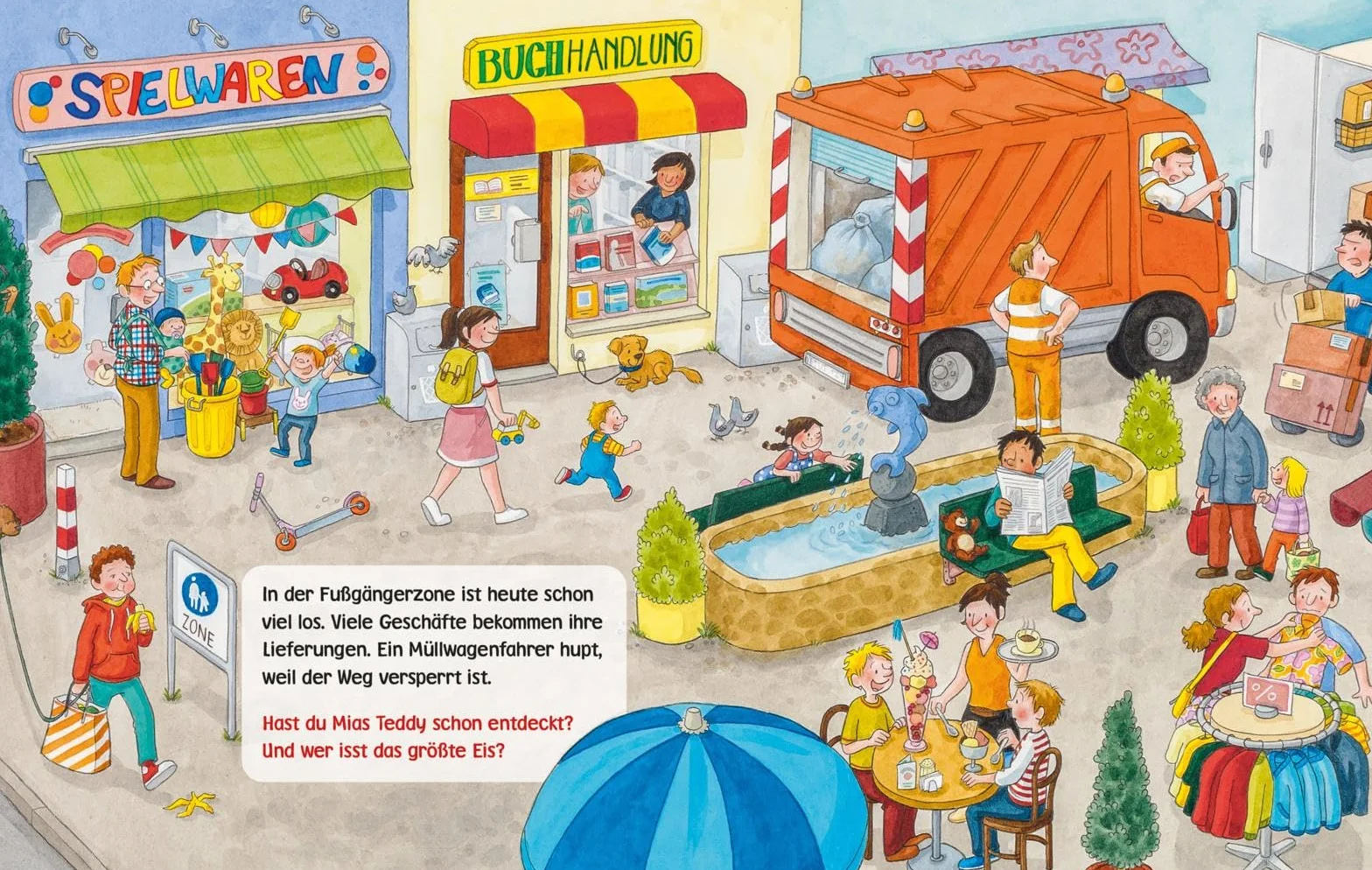Unkaputtbar: Mein erstes Wimmelbuch: Unterwegs in der Stadt: wasserfest, schadstofffrei, reißfest: 12