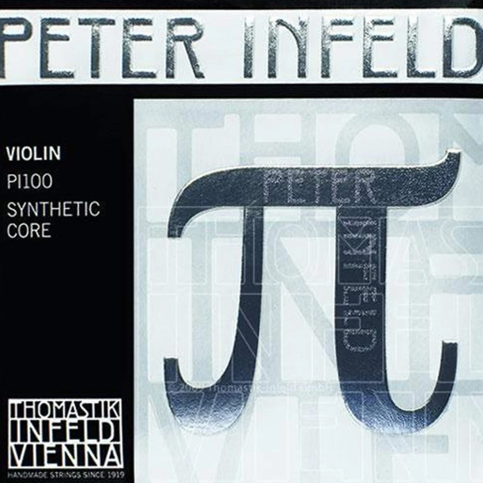 Thomastik Einzelsaite für Violine 4/4 Peter Infeld Synthetic Core - G-Saite synthetischer Kern, Silber umsponnen, medium