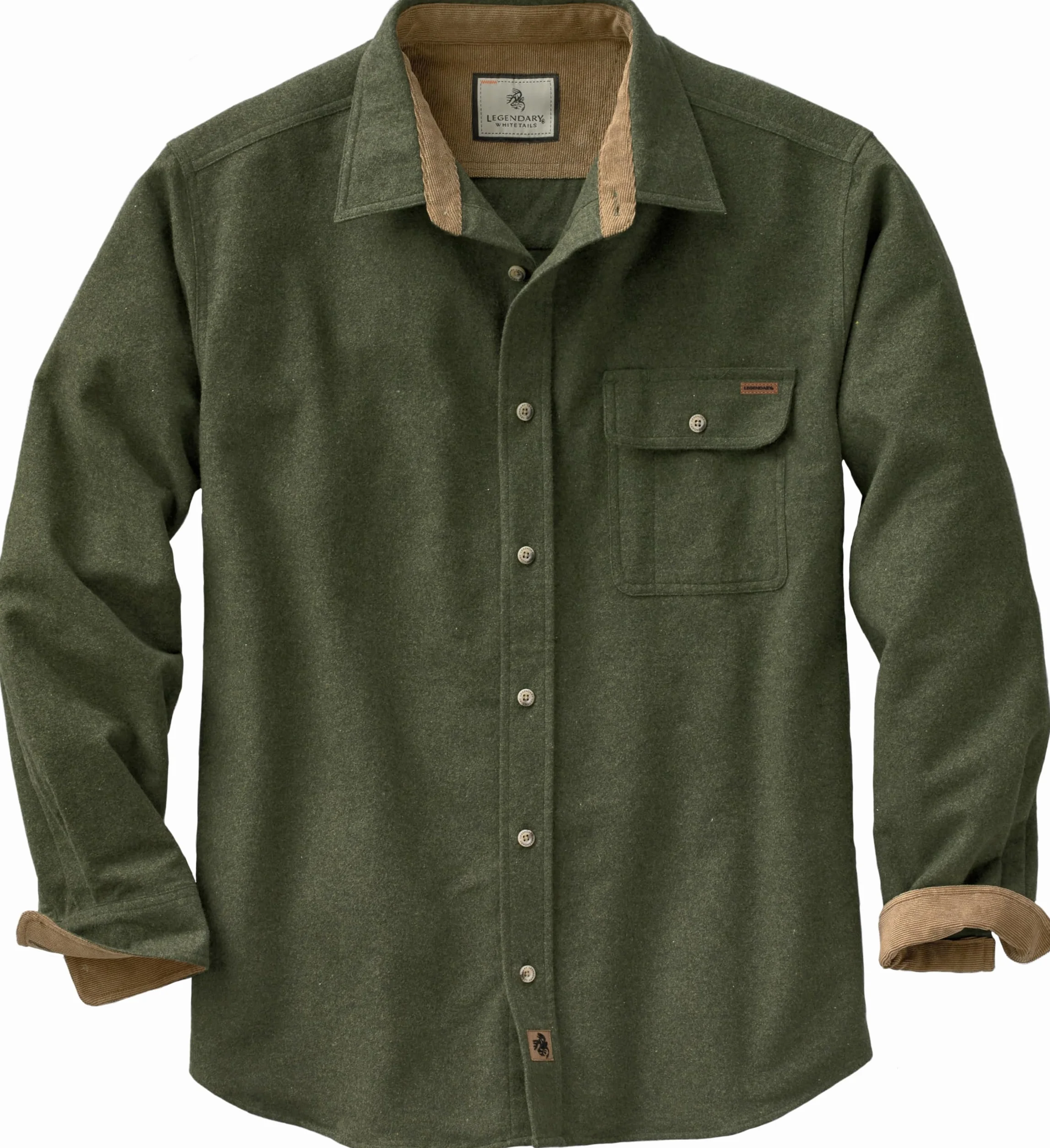 Legendary Whitetails Długi rękaw męski Buck Camp Flannel Shirt