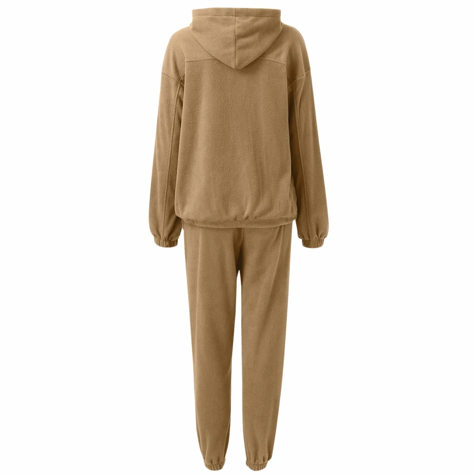 Damski dres do biegania z długim rękawem, dwuczęściowy strój, dres treningowy, jednokolorowy, kurtka z kapturem + długie spodnie do biegania, zestaw na czas wolny z zamkiem błyskawicznym, luźny strój