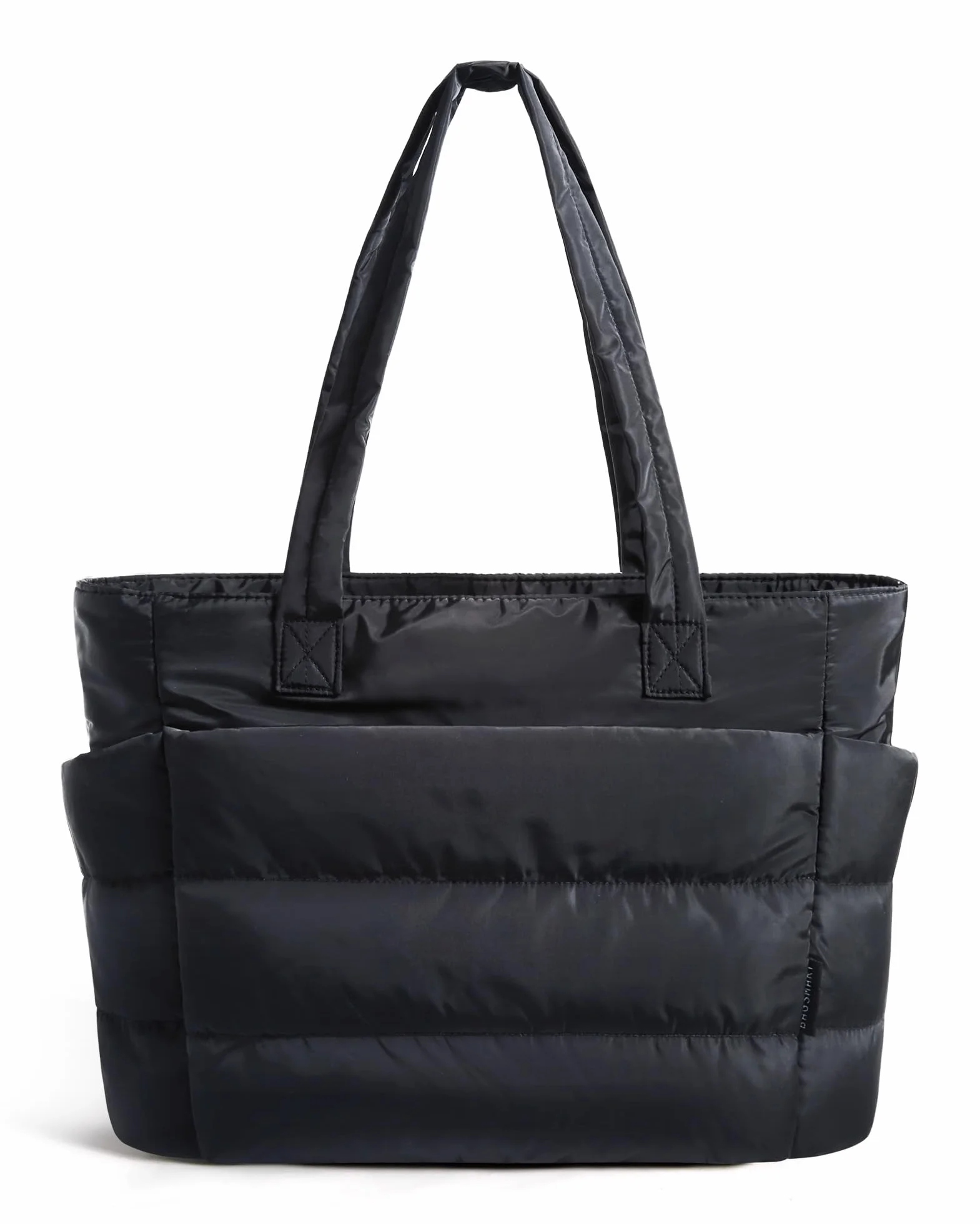 bagsmart Torebka damska Puffy Tote Bag torba na ramię, 20 l, torba robocza z zamkiem błyskawicznym, lekka torebka do pracy, podróży, na zakupy, do szkoły