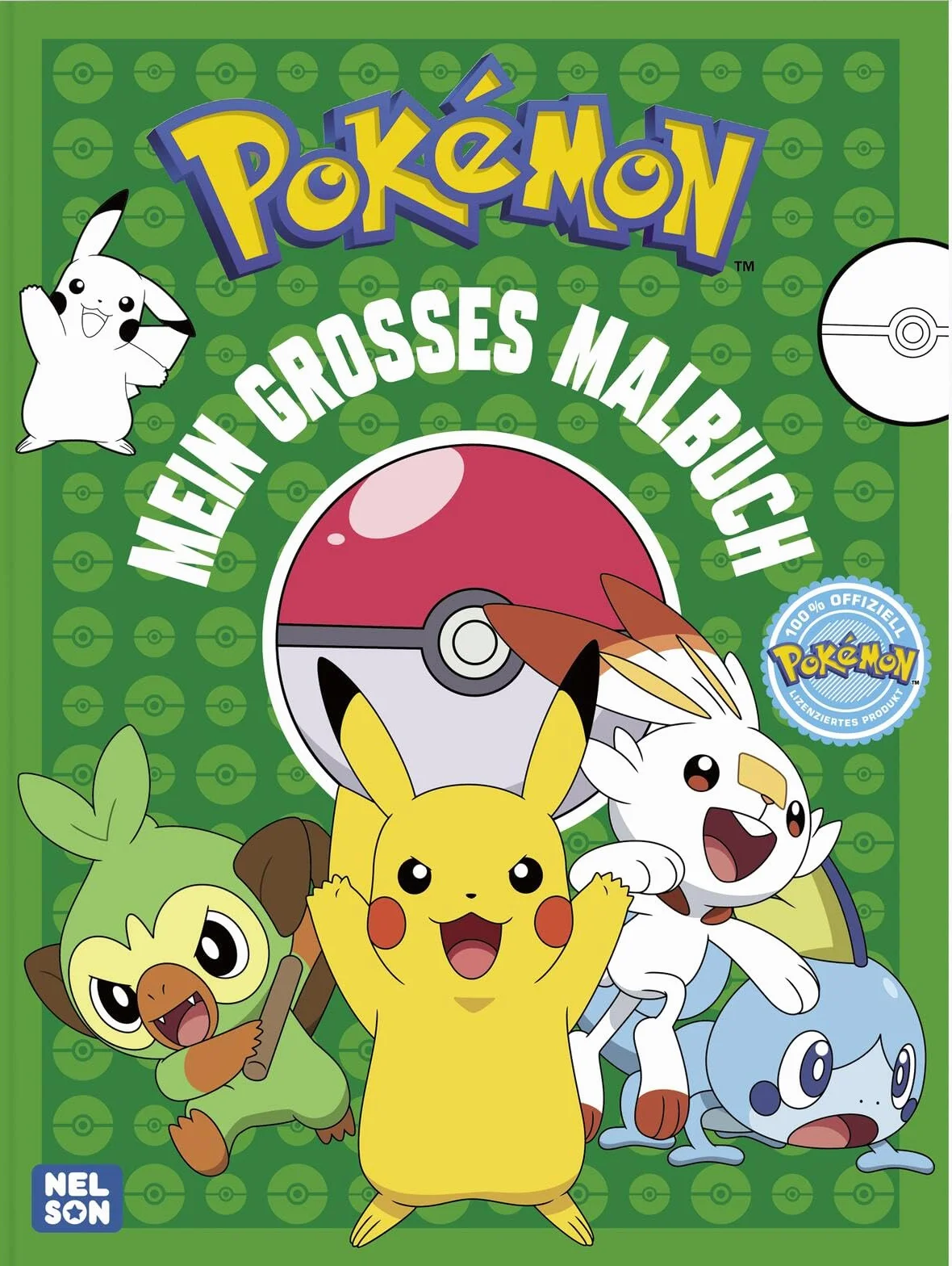 Pokémon Activity-Buch: Mein großes Malbuch: 80 Seiten Ausmalbilder für Jungen und Mädchen ab 4 Jahren