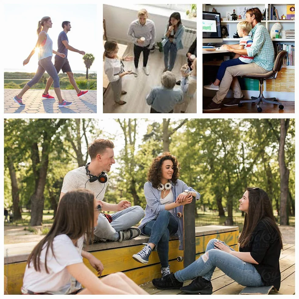 Falechay Skarpety do sneakersów, damskie, męskie, niewidoczne stopki, 10 par biały 43-46
