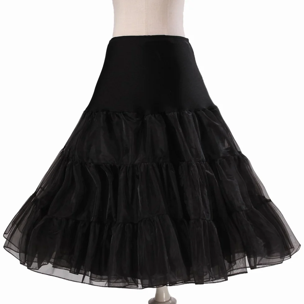 Boolavard® Spódnica Halka w Stylu Lat 50. XX Wieku, Rockabilly, w Wielu Kolorach