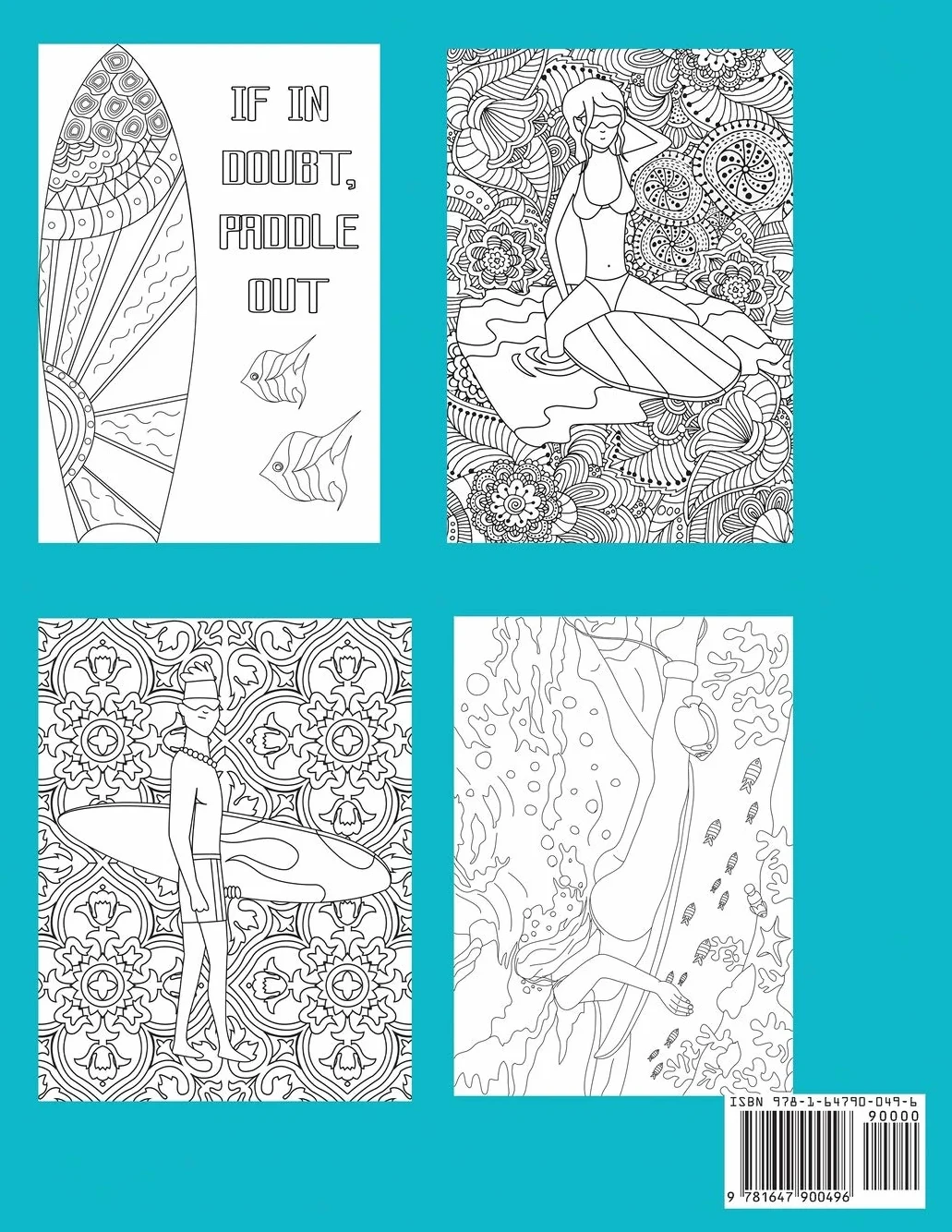 Surfing Coloring Book: An Adult Coloring of Surf, Waves, and Ocean