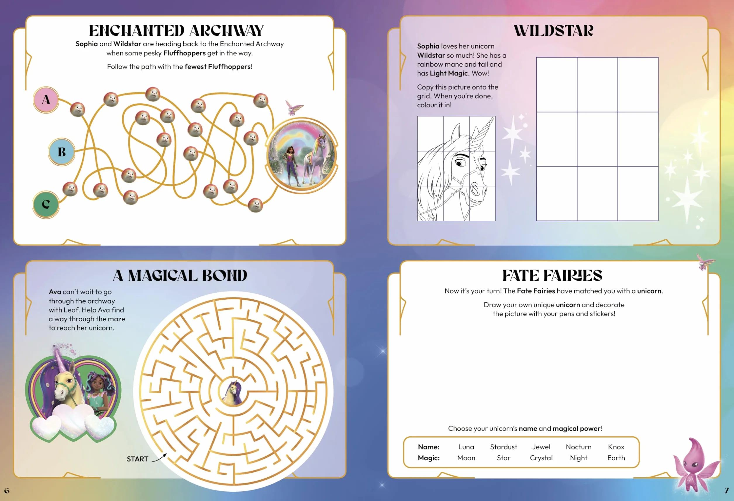 Unicorn Academy: Sticker Activity Book: with over 150 magical stickers