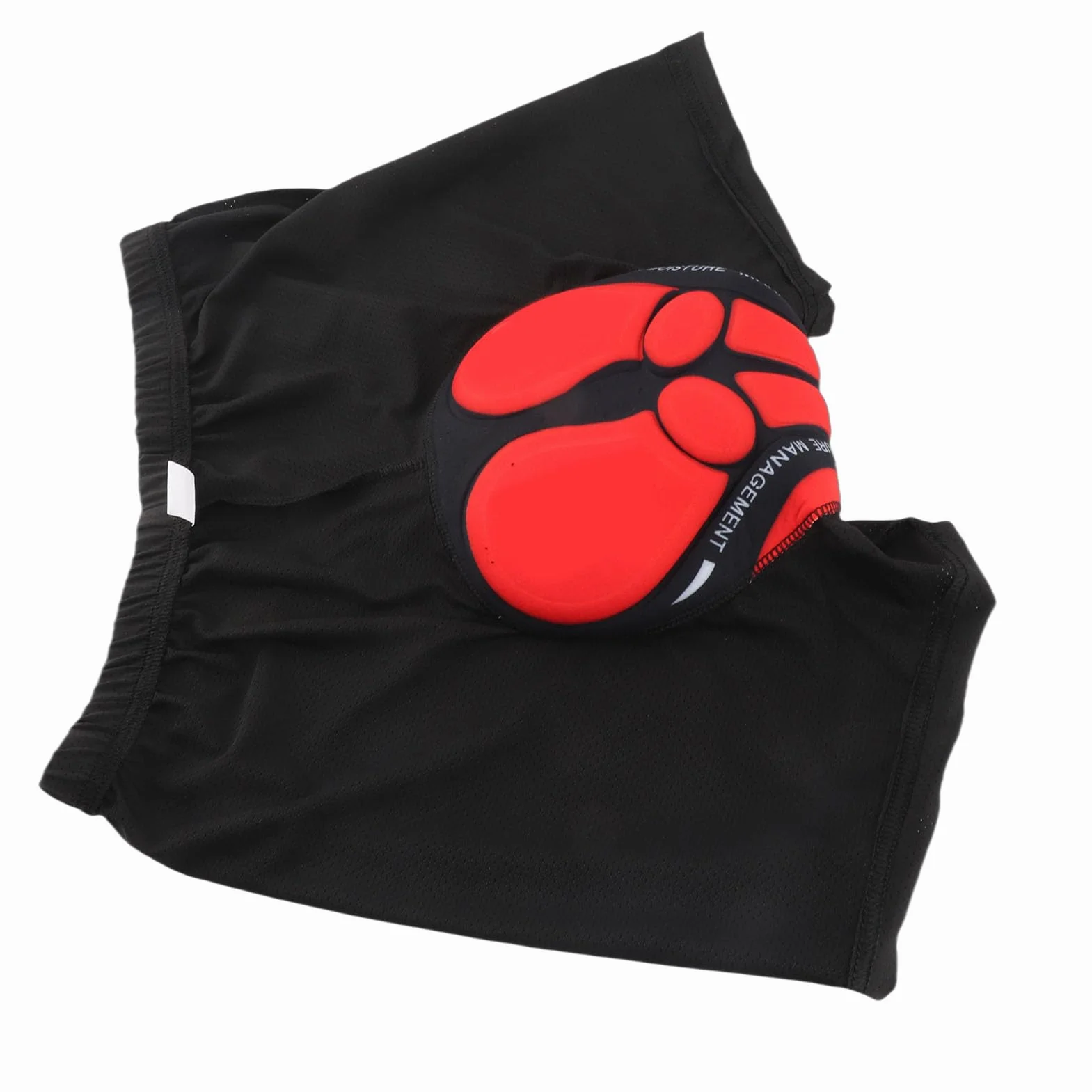 Tbest Spodenki rowerowe, bielizna rowerowa, bielizna rowerowa 3D, wyściełana, silikonowa, oddychające, szybkoschnące, do roweru górskiego, dla mężczyzn i kobiet, czarne