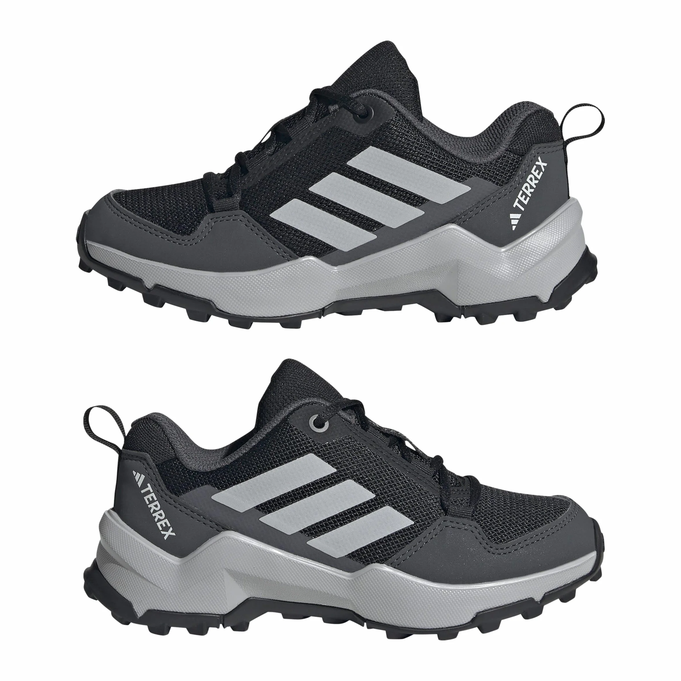 adidas Uniseks - dzieci Terrex Ax4S Hiking Kids Shoes, Core Black/Grey Two/Grey Six, 33.5 EU