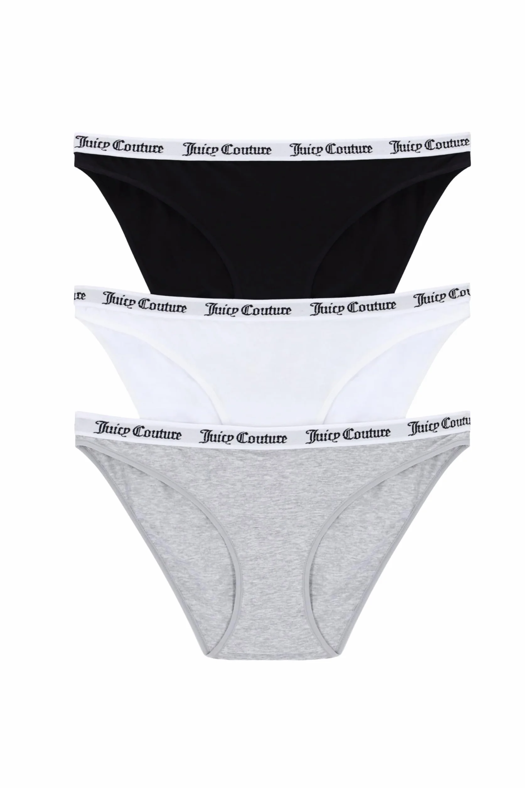 Juicy Couture Bielizna Kobiety Diddy Cotton Brief 3-pack Multipack - Unterwäsche Pack Für Sport Freizeit Fitness Aus Baumwolle In Versch. Farben