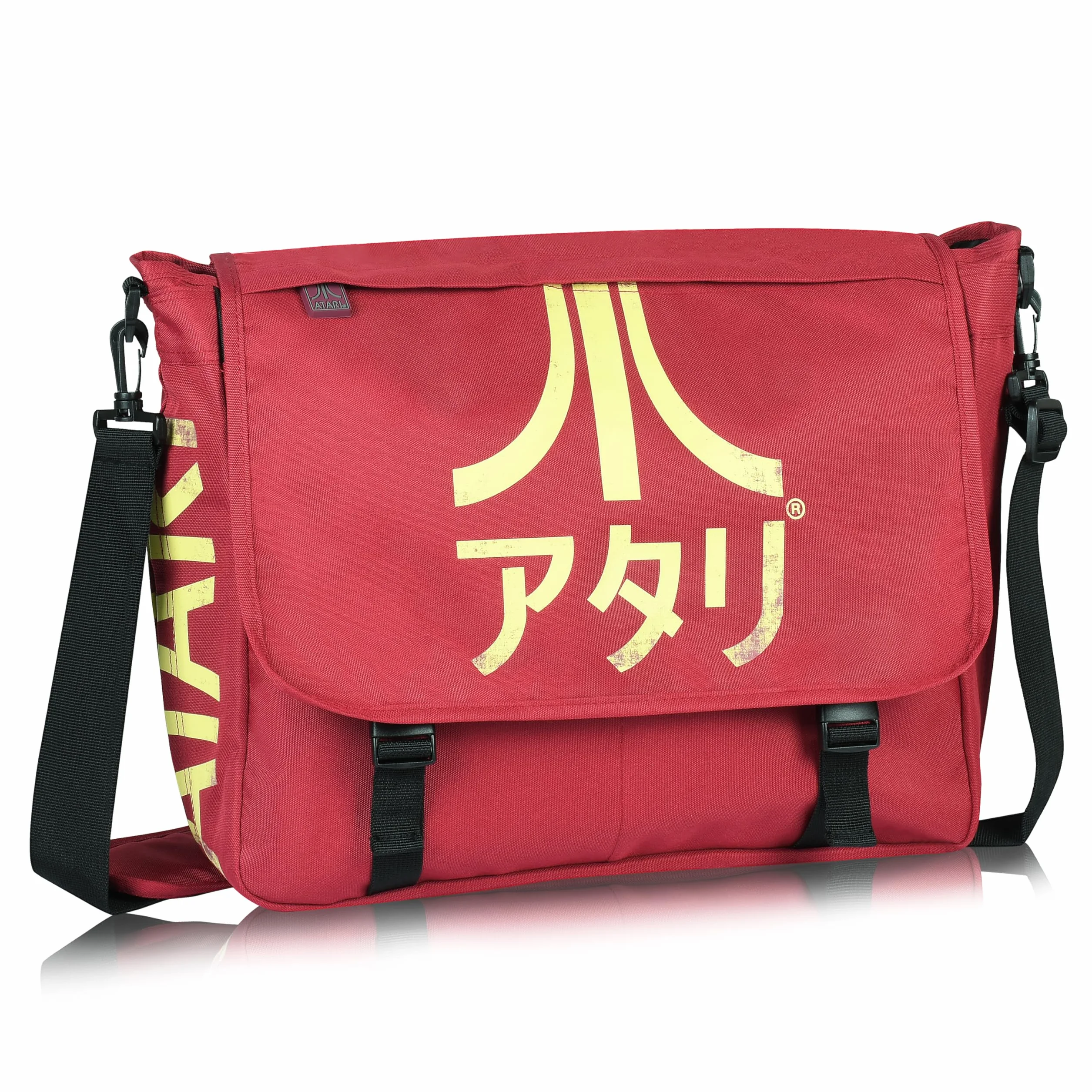 Meroncourt BIO-MB221005ATA torba listonoszka z japońskim logo, czerwona (Crimson Red)