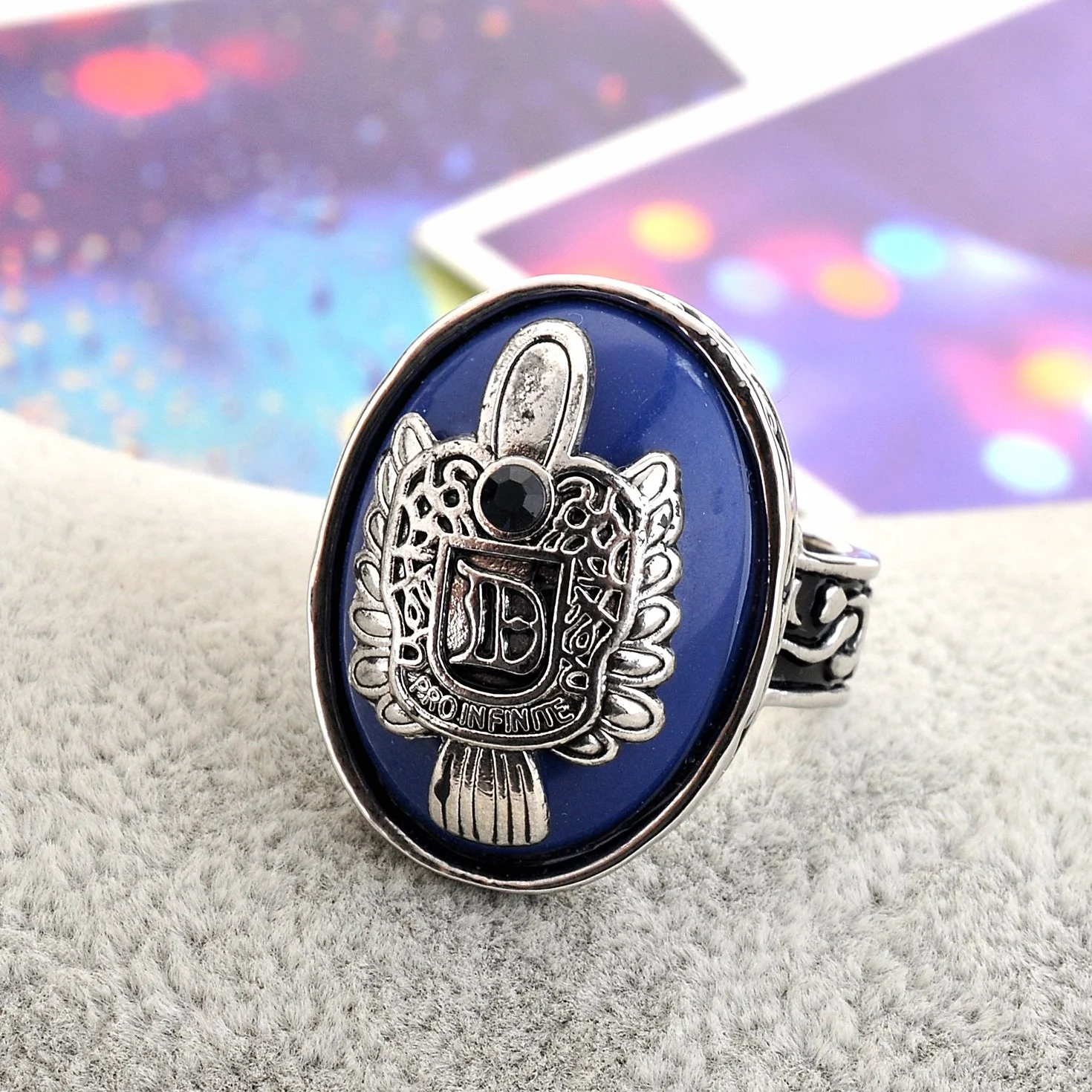 lureme® Vampire Diaries Daylight Walking Signet Damon's Ring for Fans(04001478)