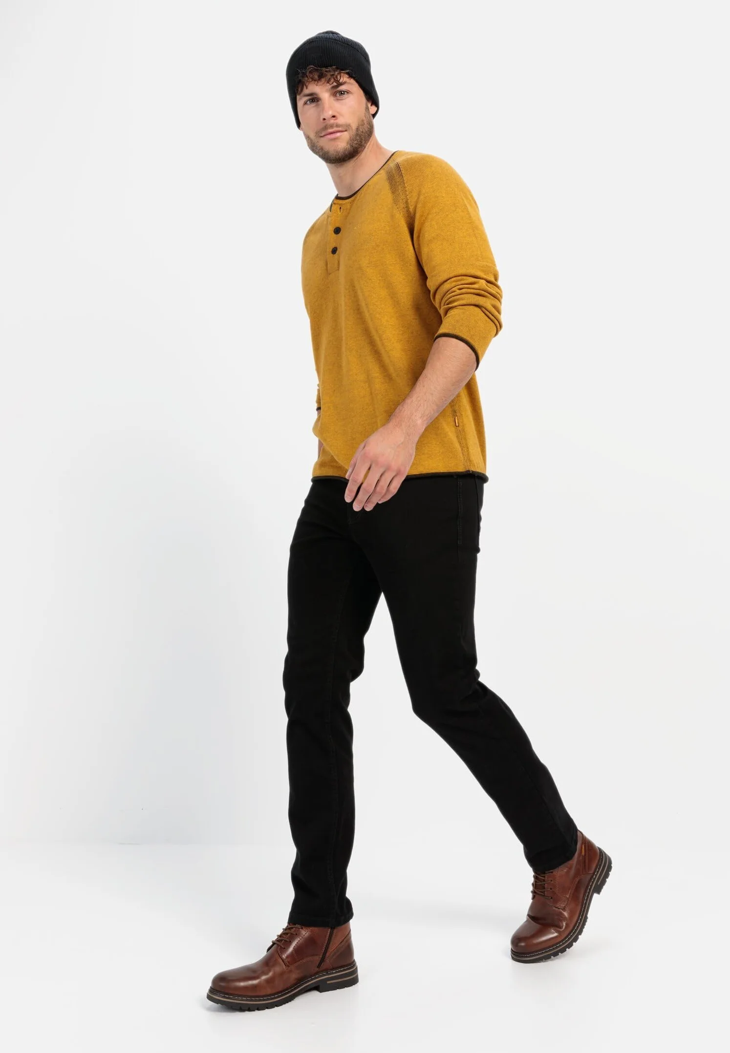 camel active Sweter pullover Mężczyźni 409540-4k02