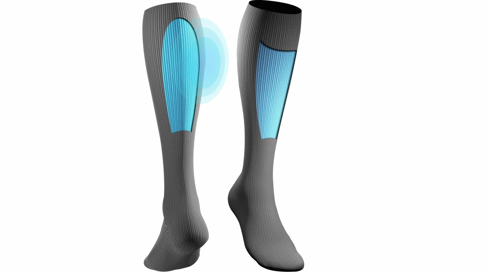 UYN W Ski One Merino Socks szare - Merino wygodne, ciepłe damskie skarpety narciarskie, rozmiar 37-38 - kolor szary melanż - biały