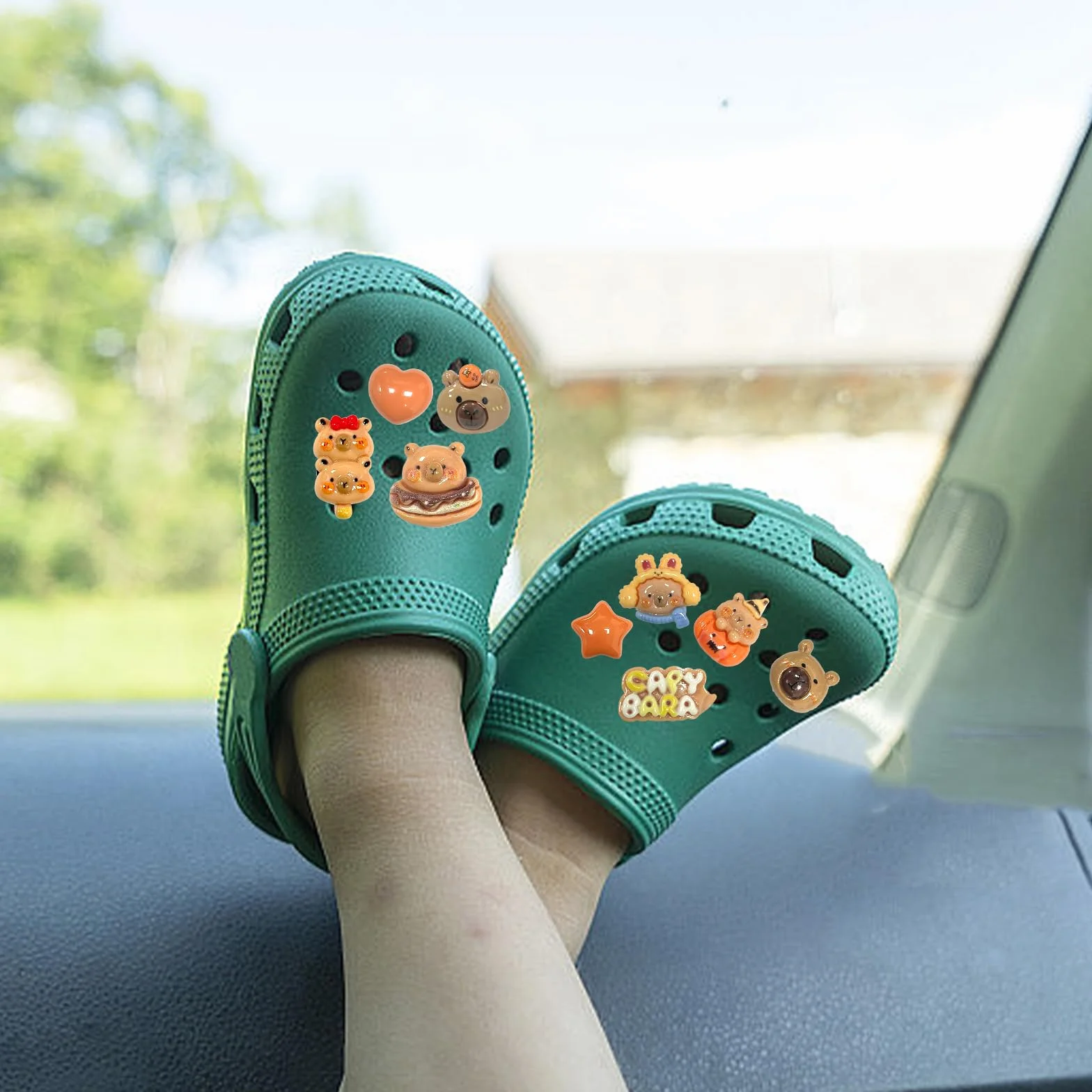Capybara Zawieszki do Butów, Kapibary Charmsy do Butów, Capybara Charms, Kapibara Dekoracja Butów, Kapibara Dekoracja Butów Zawieszki Akcesoria Szpilki Prezenty, do Dekoracji Chodaków
