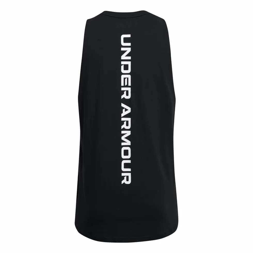 Under Armour Bez rękawów Mężczyźni Baseline Cotton Basketball Tank Top