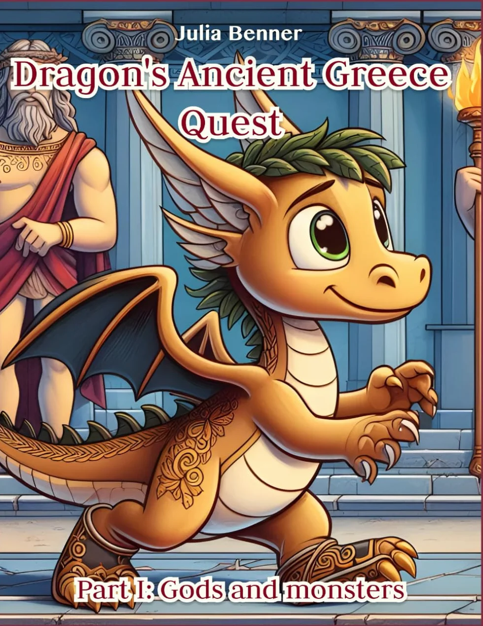 Dragon's Ancient Greece Quest Part I: Gods and monsters: coloring book, puzzles, poems