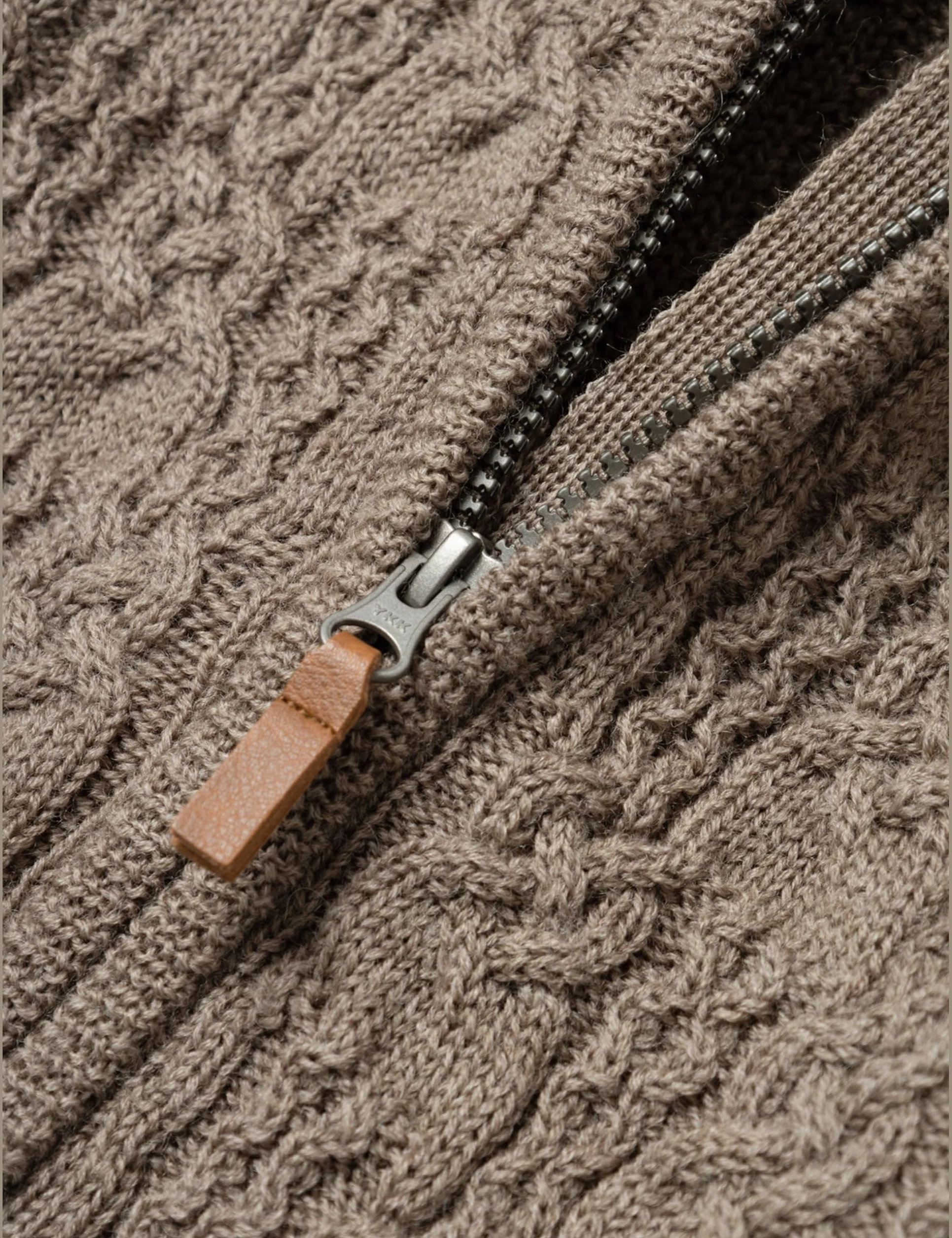 NAME IT Nbfwrilla Wool Ls Knit Suit śpioszki dla dziewczynek, brązowy, 62