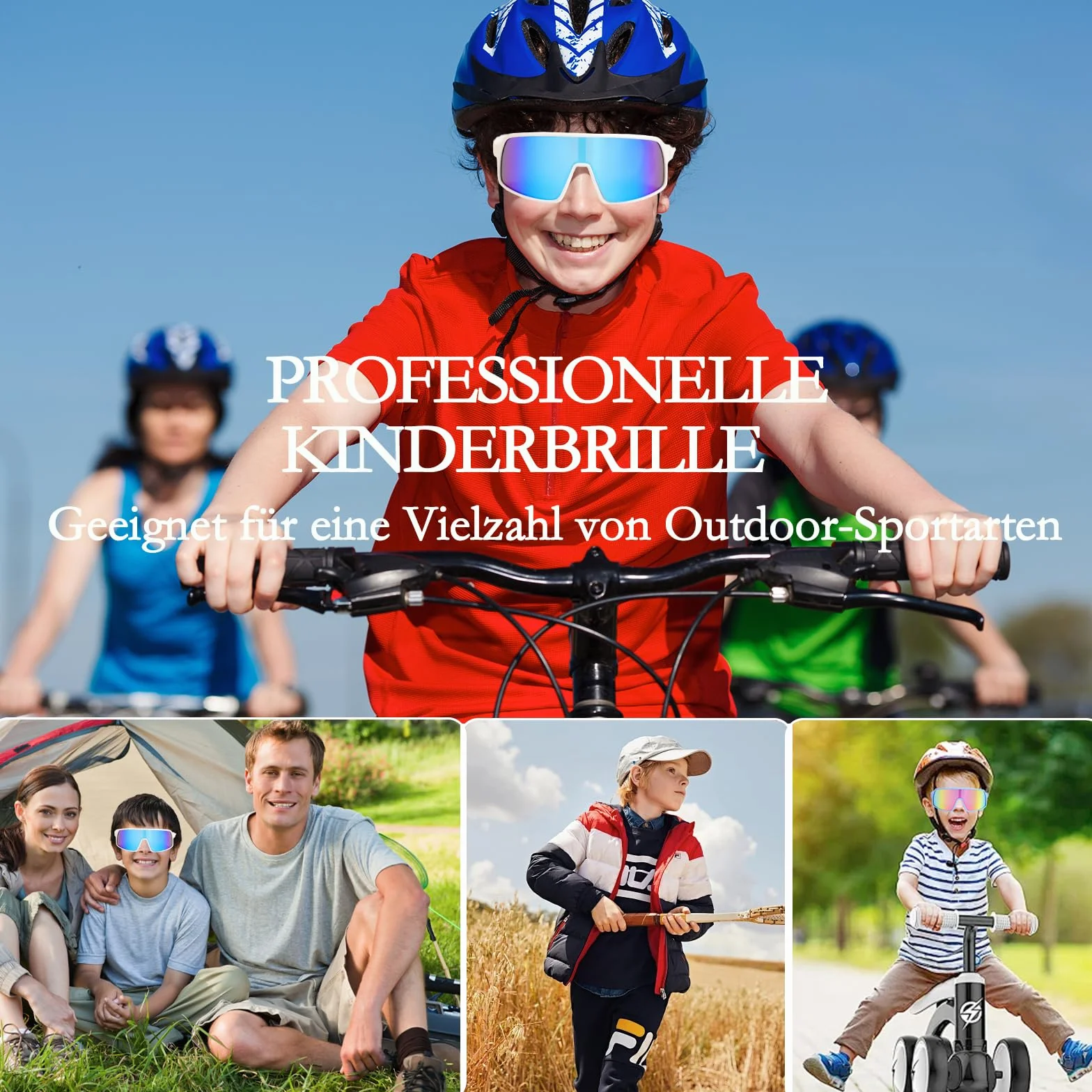 Dziecięce okulary przeciwsłoneczne, okulary ochronne UV400 dla dzieci, spolaryzowane okulary rowerowe dla młodych chłopców, dziewcząt, sportów na świeżym powietrzu